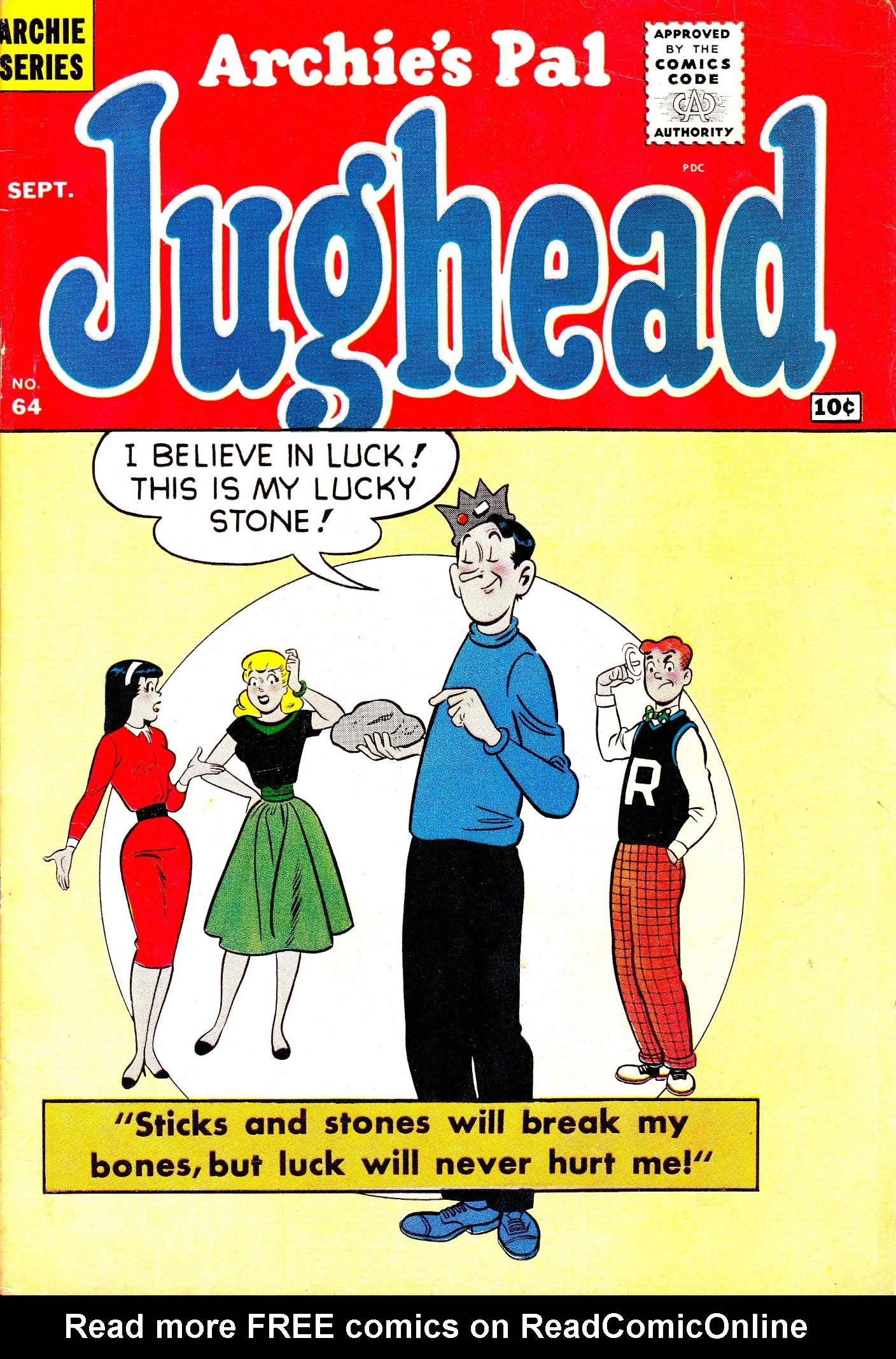 Read online Archie's Pal Jughead comic -  Issue #64 - 1