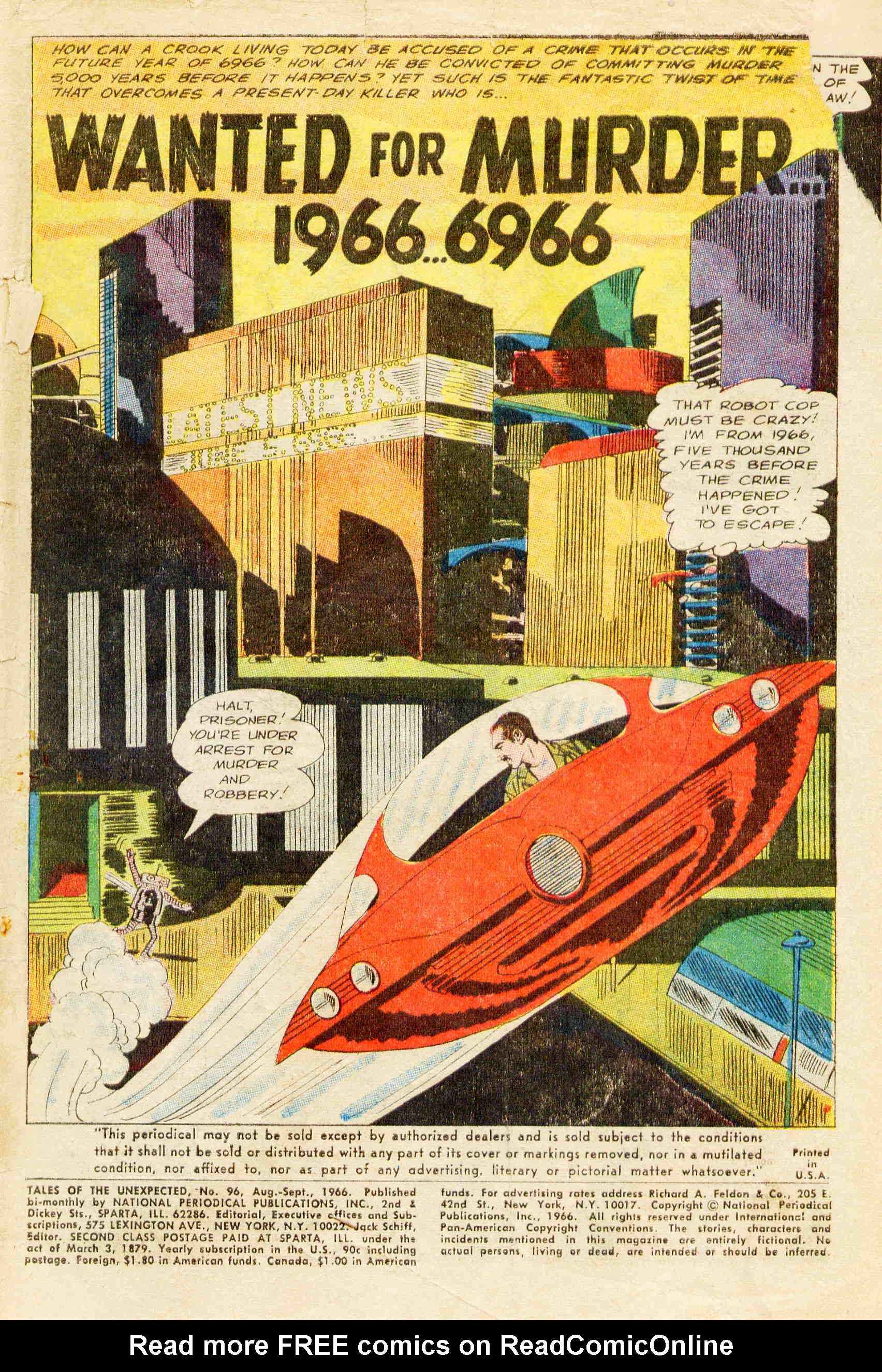 Read online Tales of the Unexpected comic -  Issue #96 - 2