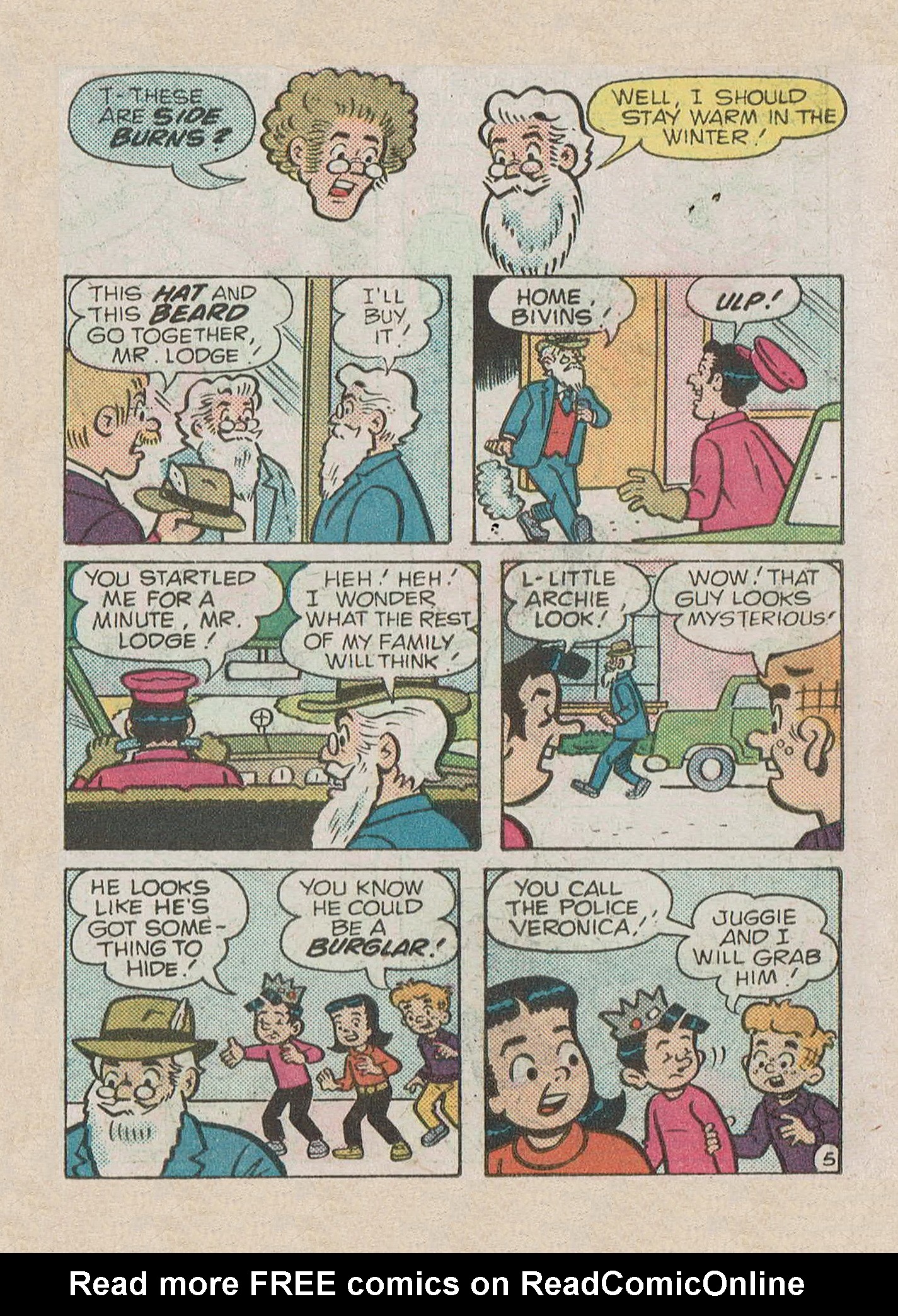 Read online Little Archie Comics Digest Magazine comic -  Issue #25 - 103