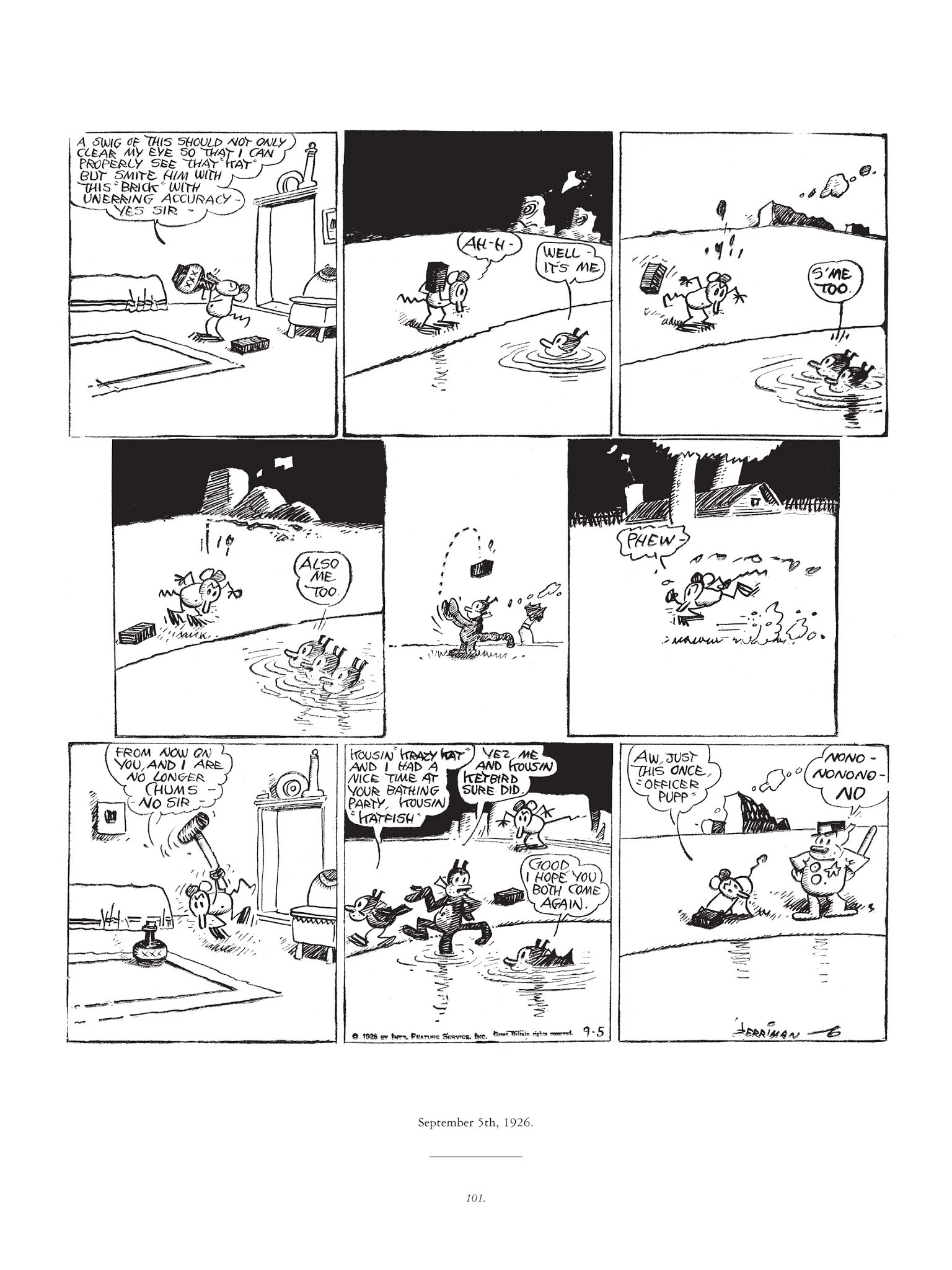 Read online Krazy & Ignatz comic -  Issue # TPB 4 - 102
