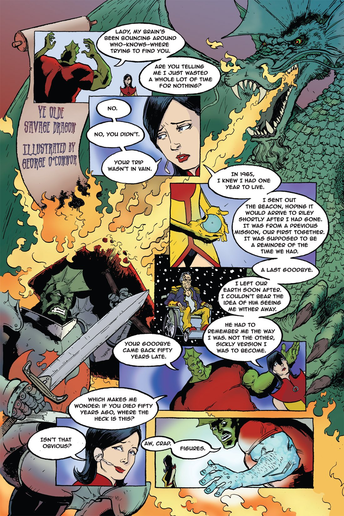 Read online Twisted Savage Dragon Funnies comic -  Issue # TPB - 125