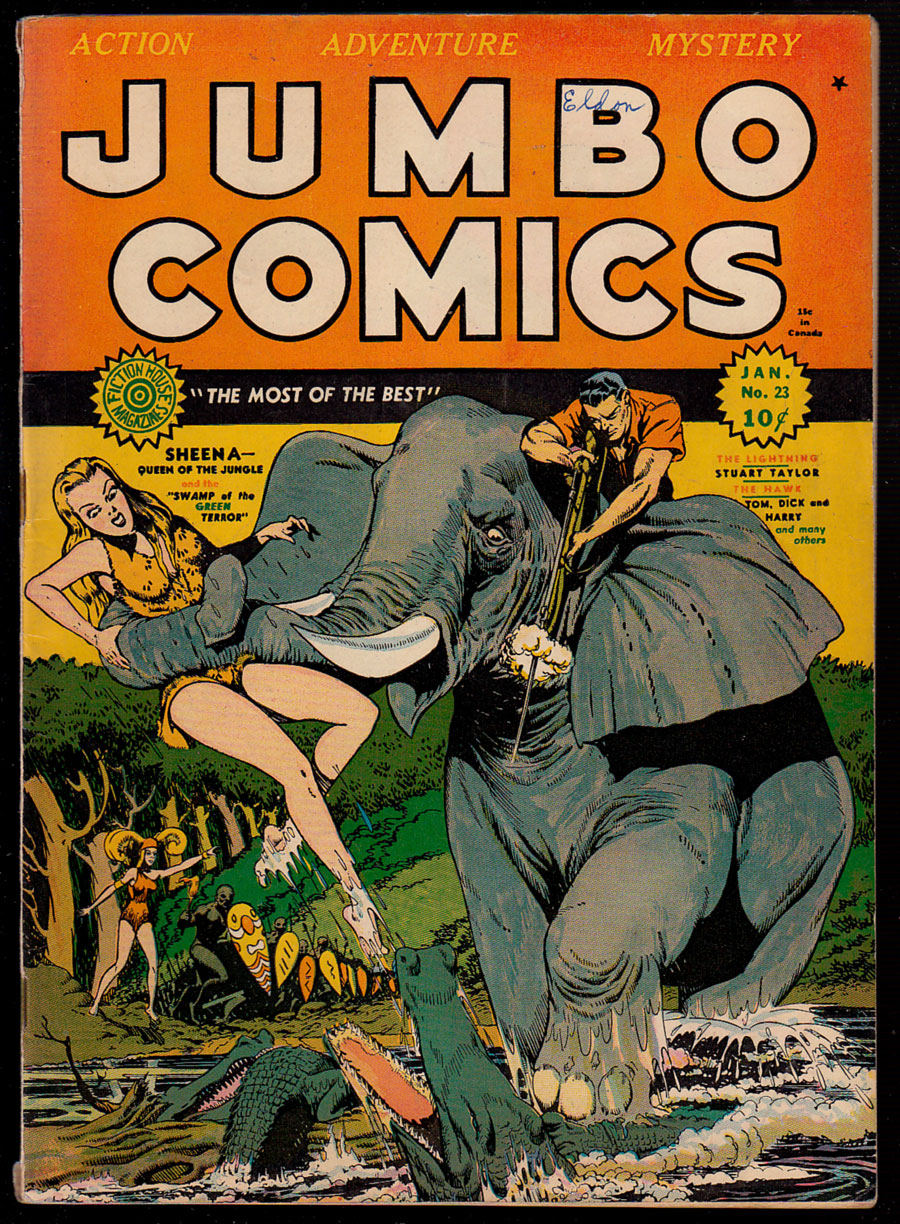 Read online Jumbo Comics comic -  Issue #23 - 1
