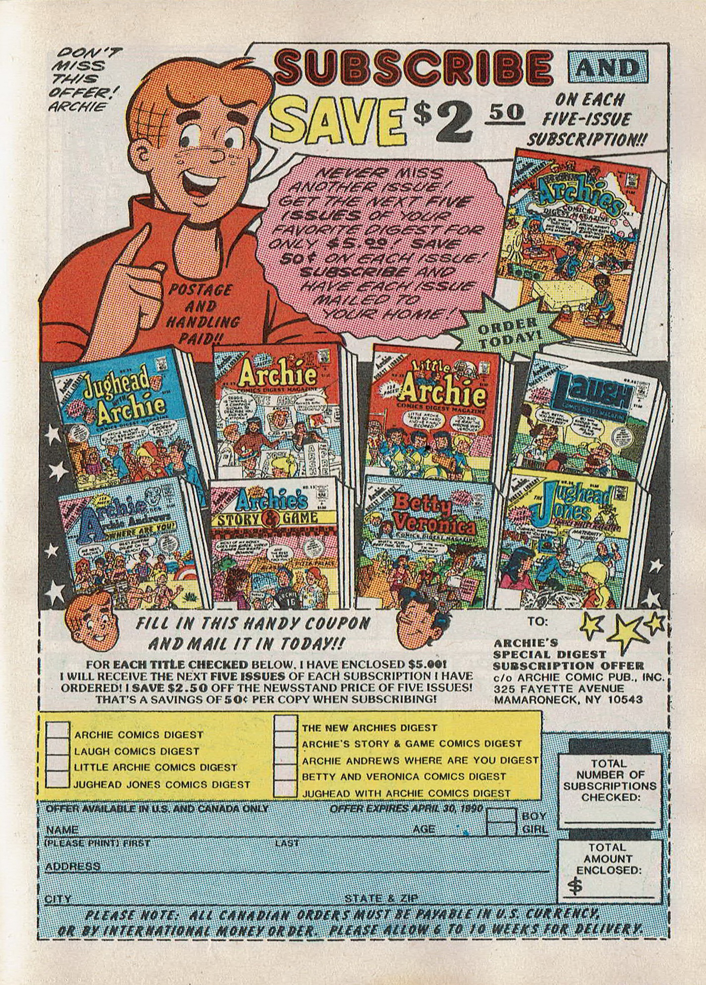Read online Jughead Jones Comics Digest comic -  Issue #60 - 105