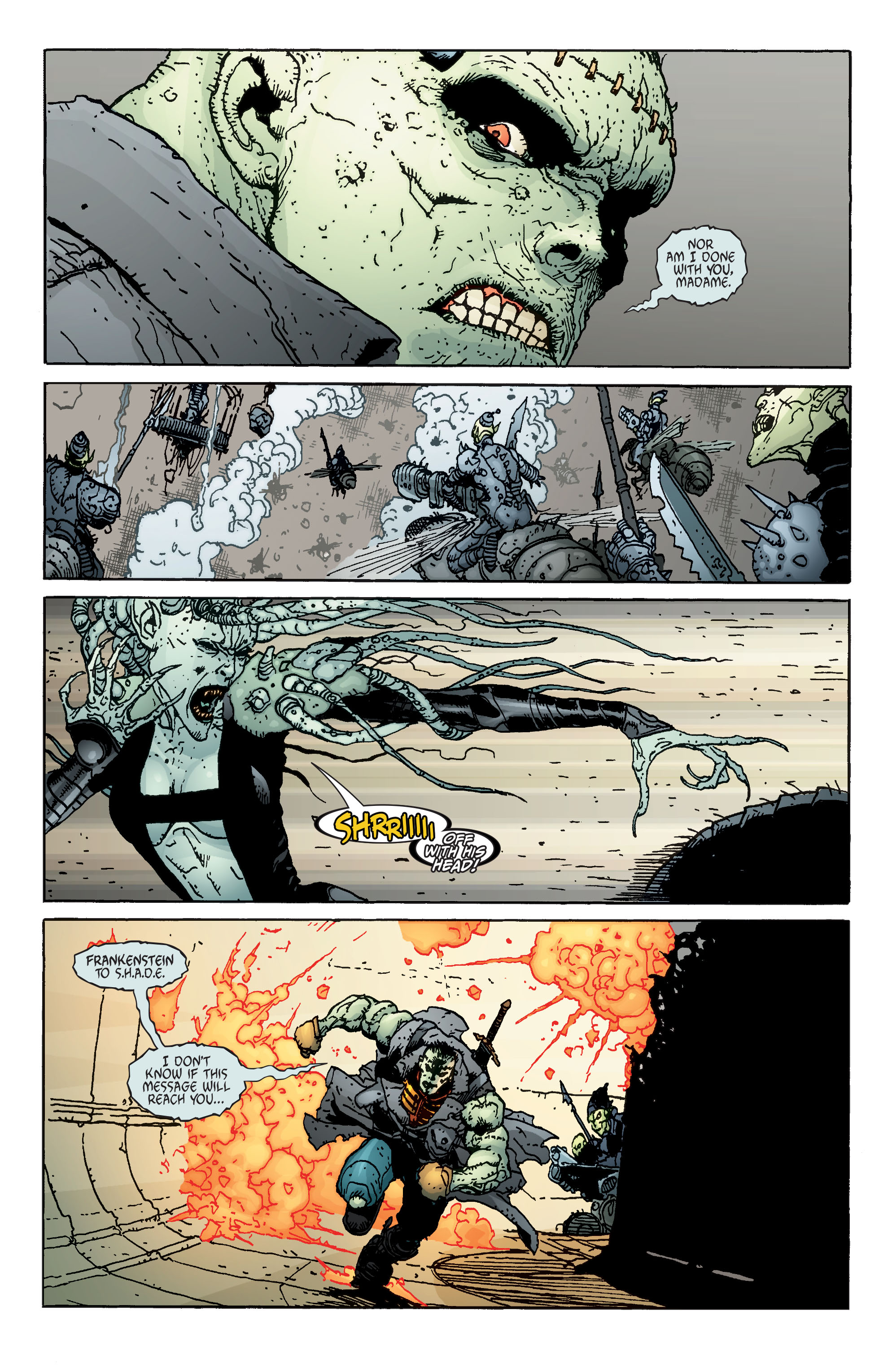 Read online Seven Soldiers: Frankenstein comic -  Issue #4 - 19