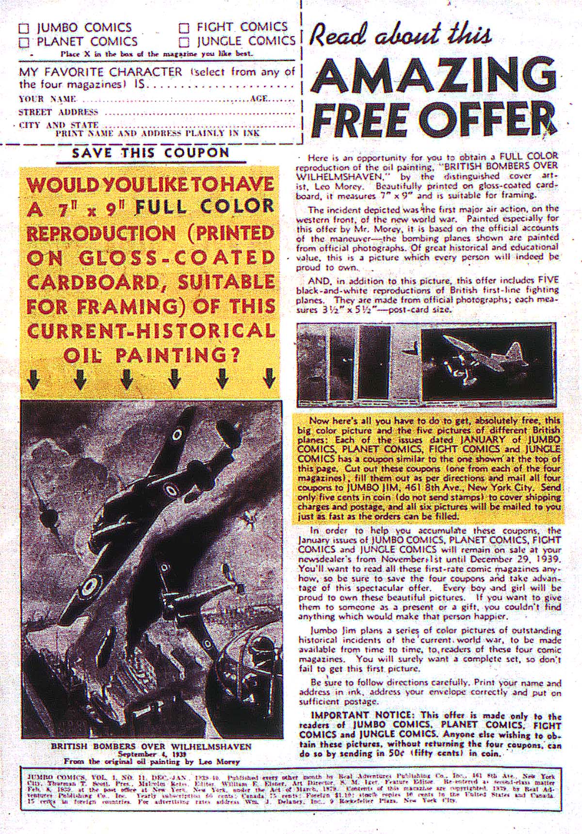 Read online Jumbo Comics comic -  Issue #11 - 2