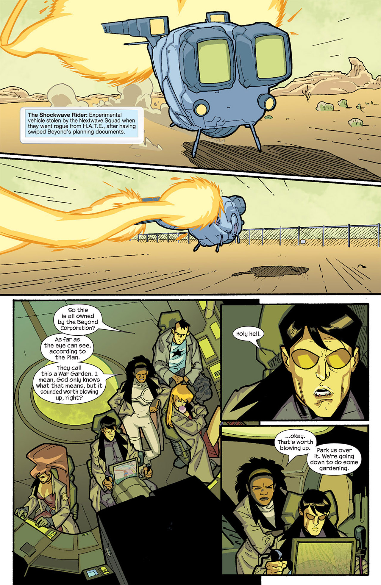 Read online Nextwave: Agents Of H.A.T.E. comic -  Issue #5 - 7