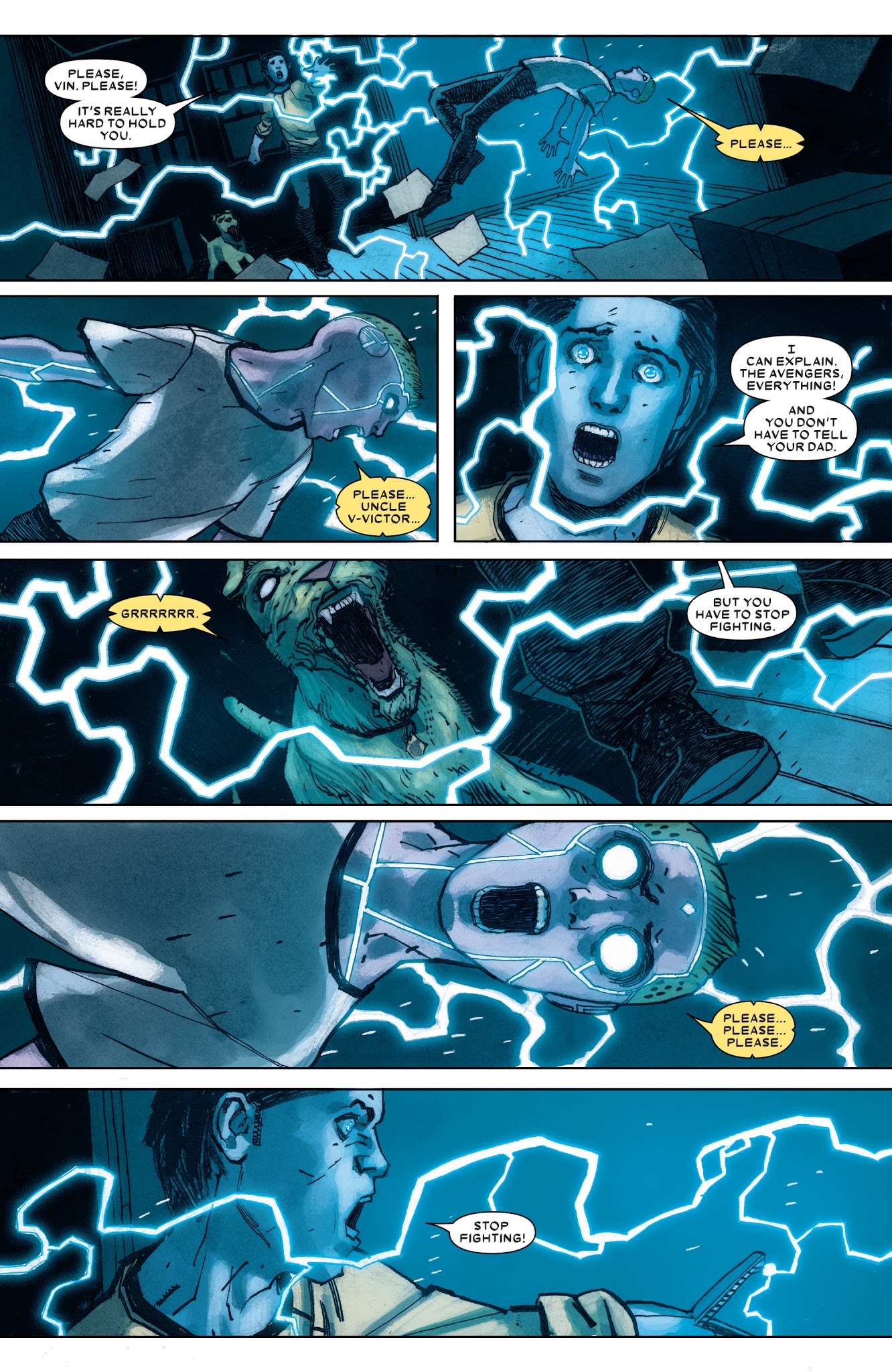 Read online Vision: Director's Cut comic -  Issue #5 - 12