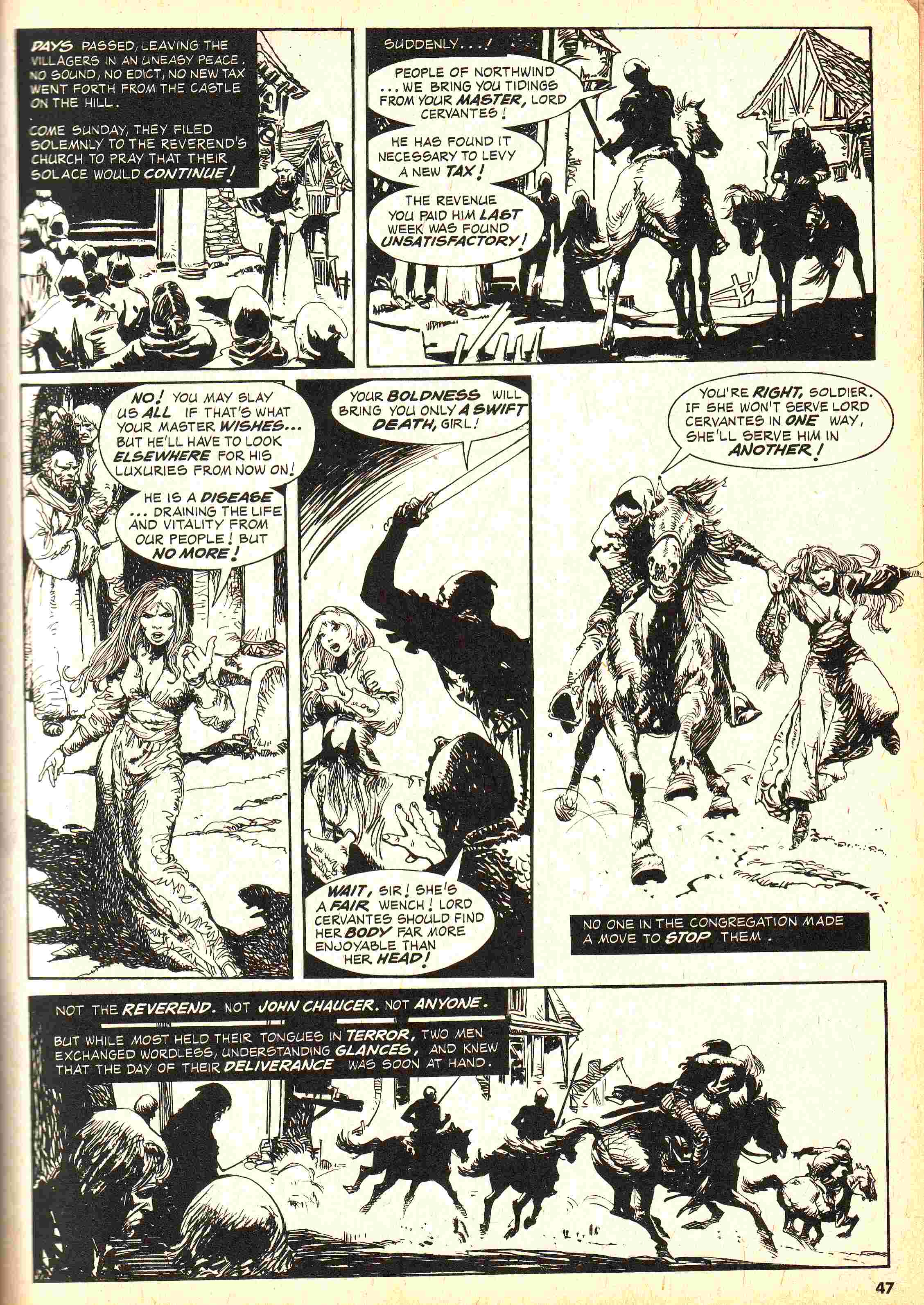 Read online Vampirella (1969) comic -  Issue #45 - 47