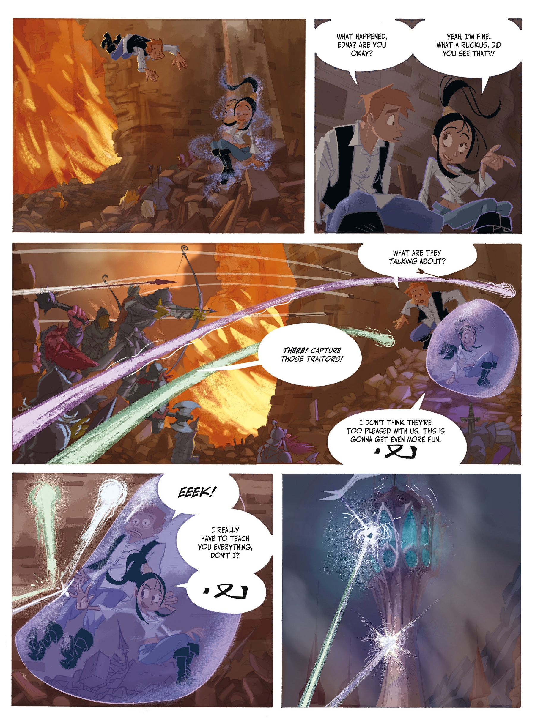 Read online Gregory and the Gargoyles comic -  Issue #3 - 48