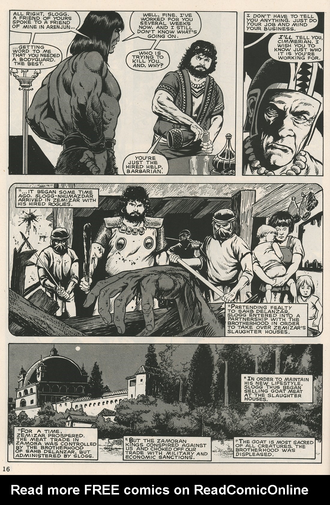 Read online The Savage Sword Of Conan comic -  Issue #125 - 16