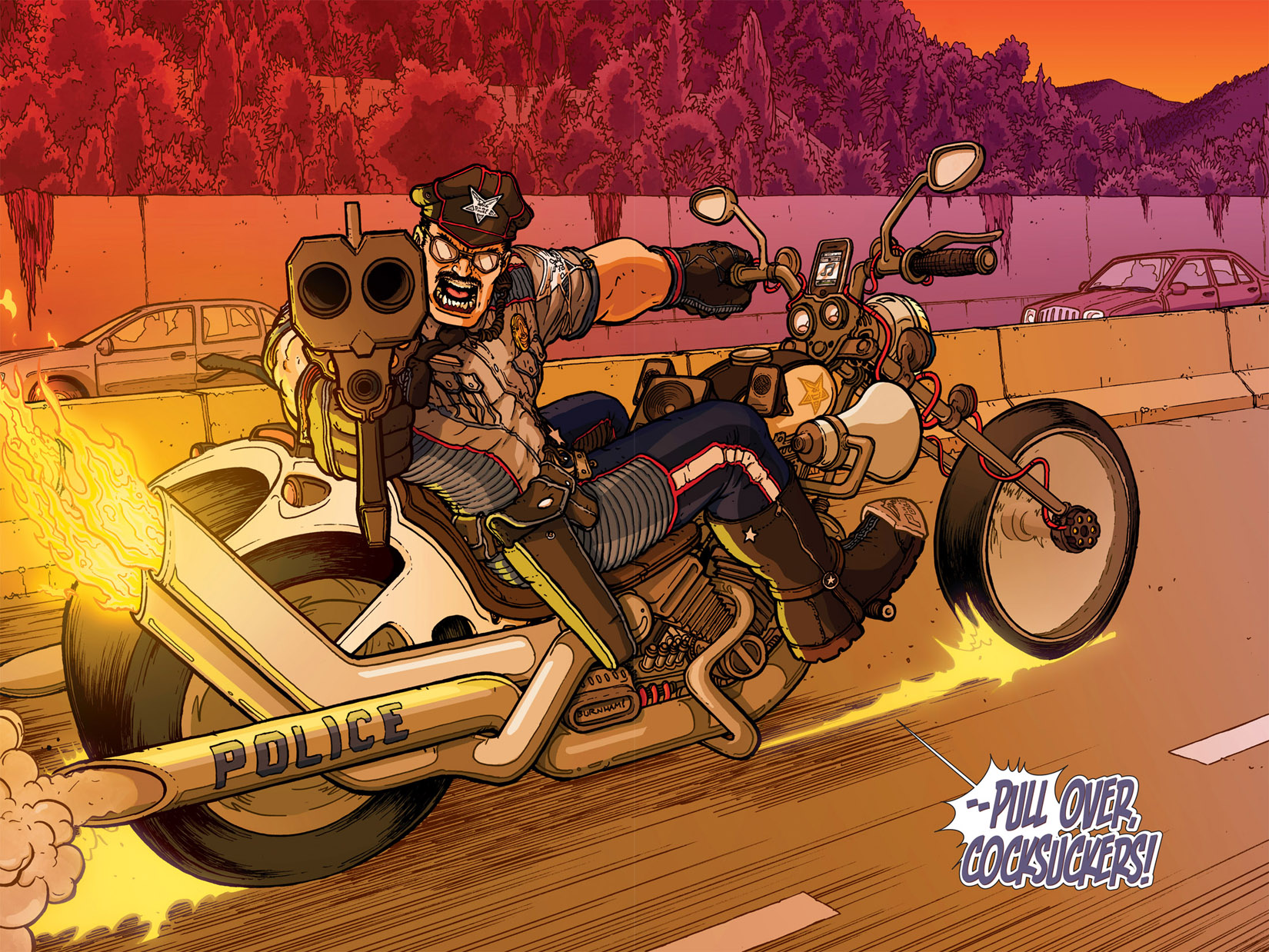 Read online Officer Downe: Bigger, Better, Bastard Edition comic -  Issue # TPB - 52