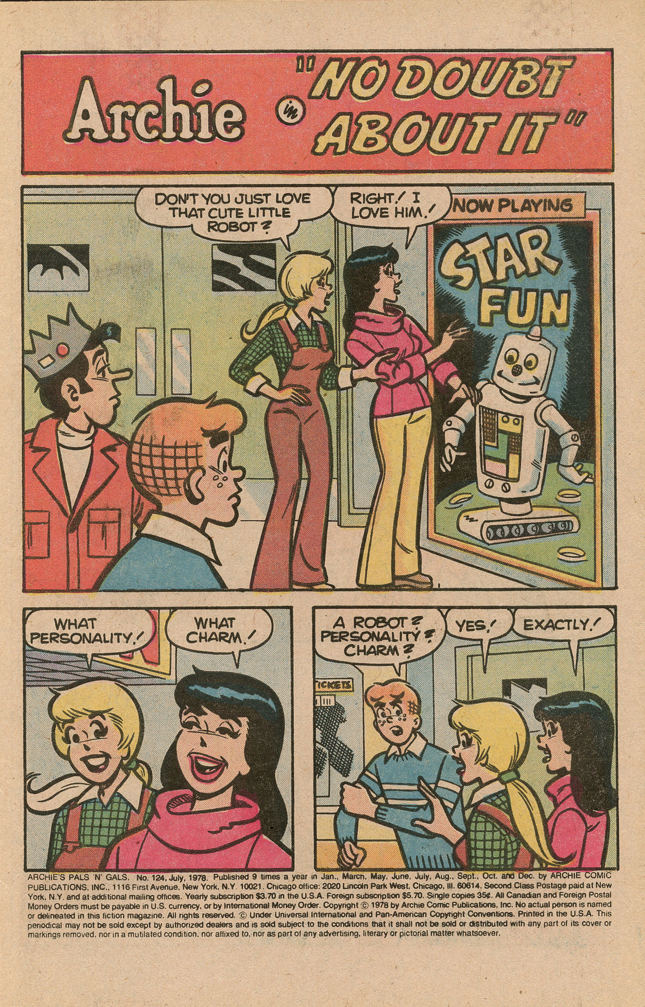 Read online Archie's Pals 'N' Gals (1952) comic -  Issue #124 - 3