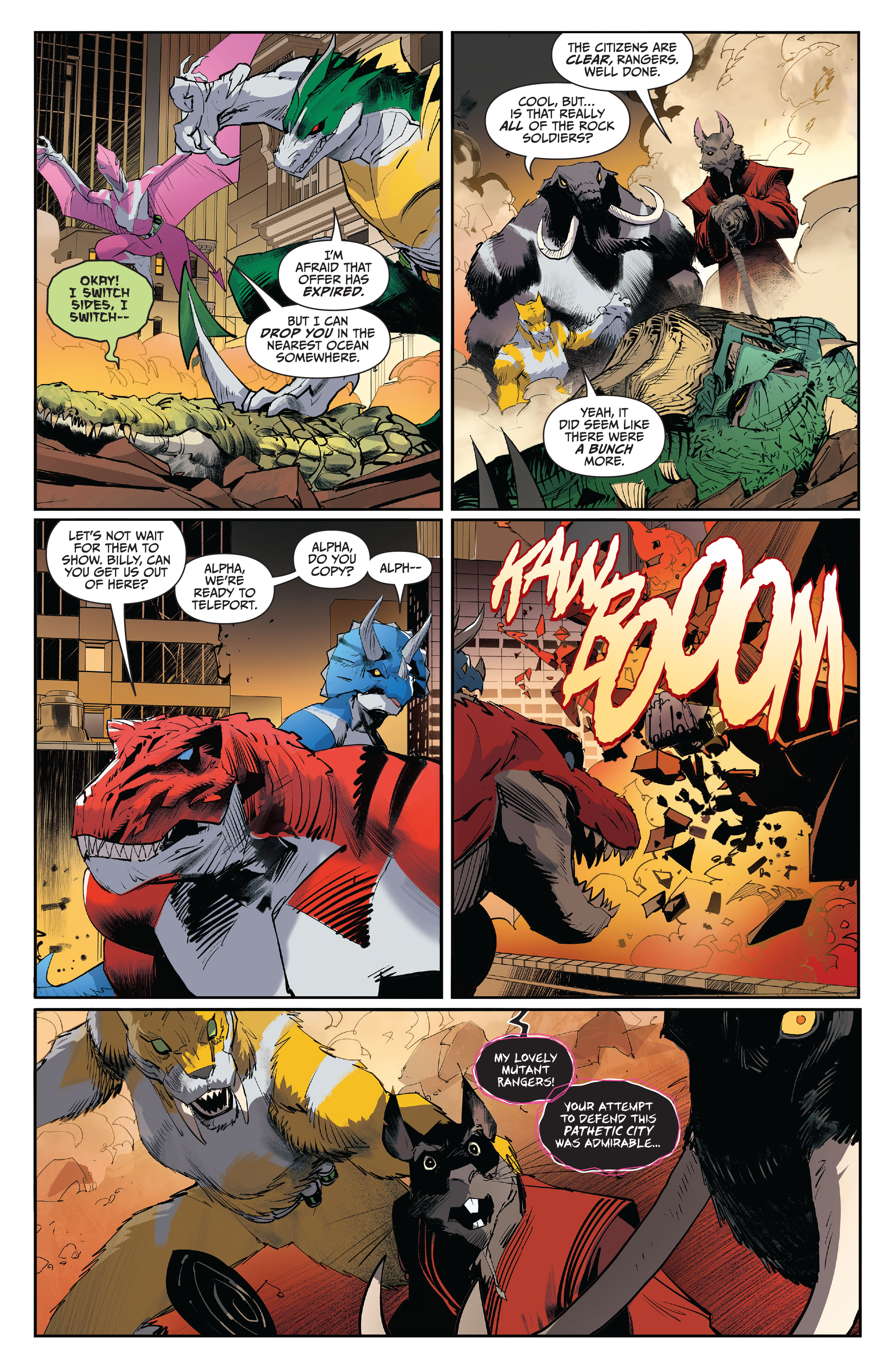 Read online Mighty Morphin Power Rangers/ Teenage Mutant Ninja Turtles II comic -  Issue #4 - 22