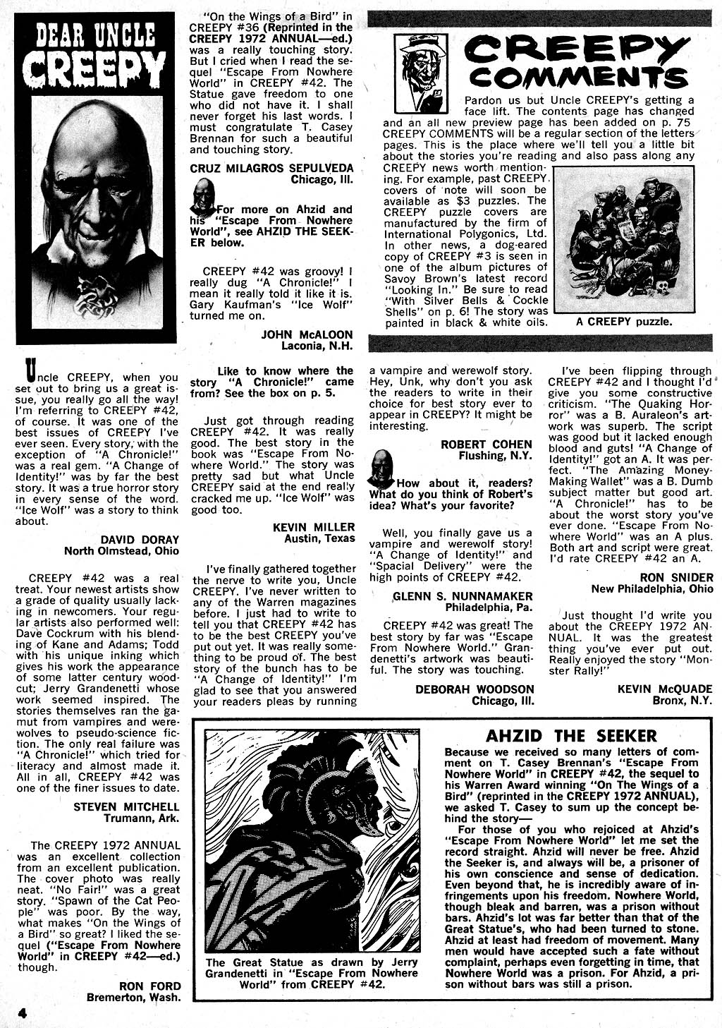 Read online Creepy (1964) comic -  Issue #44 - 4