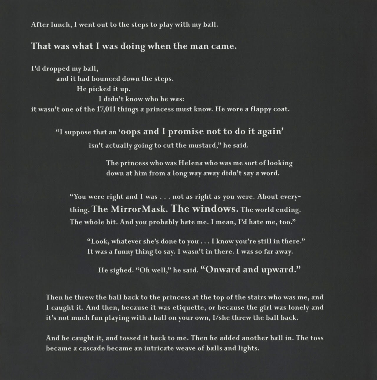 Read online Mirrormask comic -  Issue # Full - 49