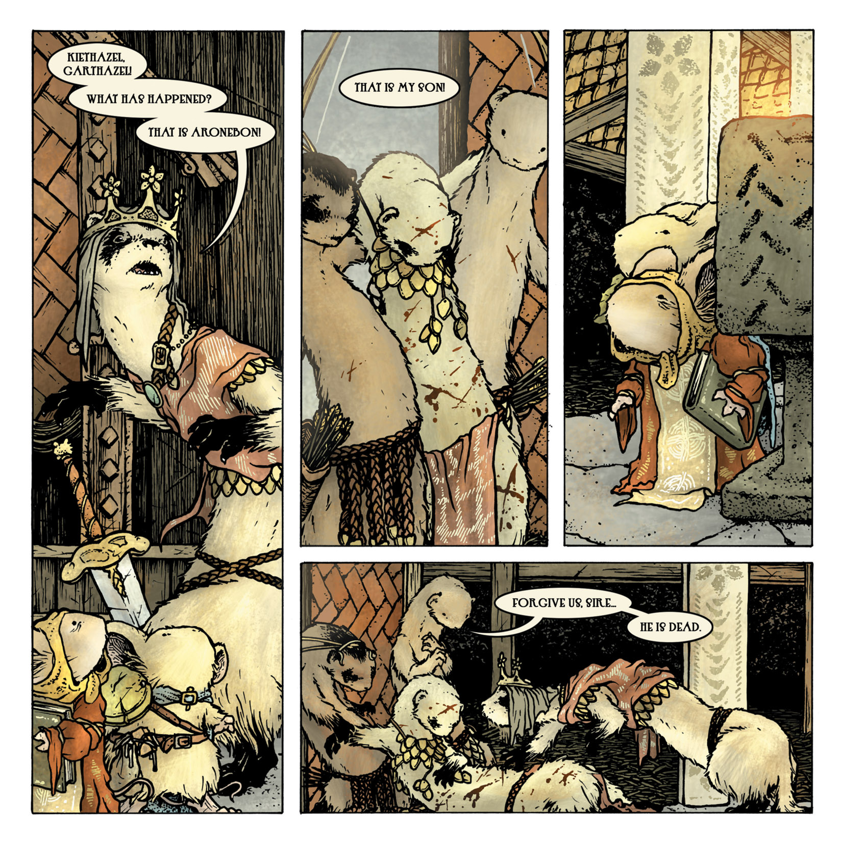 Read online Mouse Guard: The Black Axe comic -  Issue #3 - 18