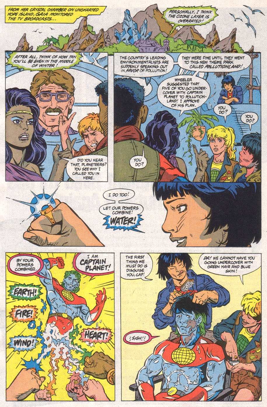 Read online Captain Planet and the Planeteers comic -  Issue #5 - 7