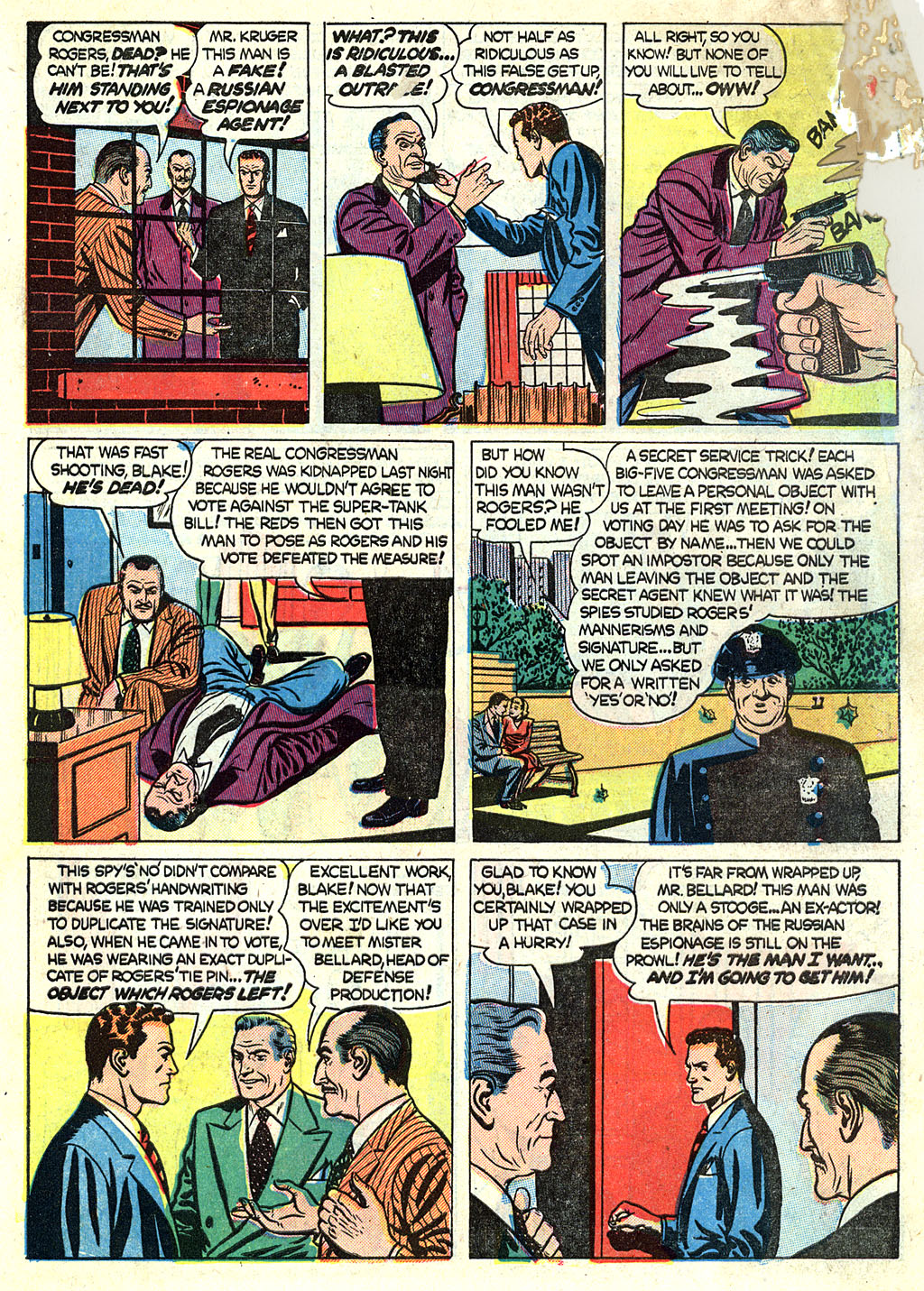 Read online Kent Blake of the Secret Service comic -  Issue #1 - 6