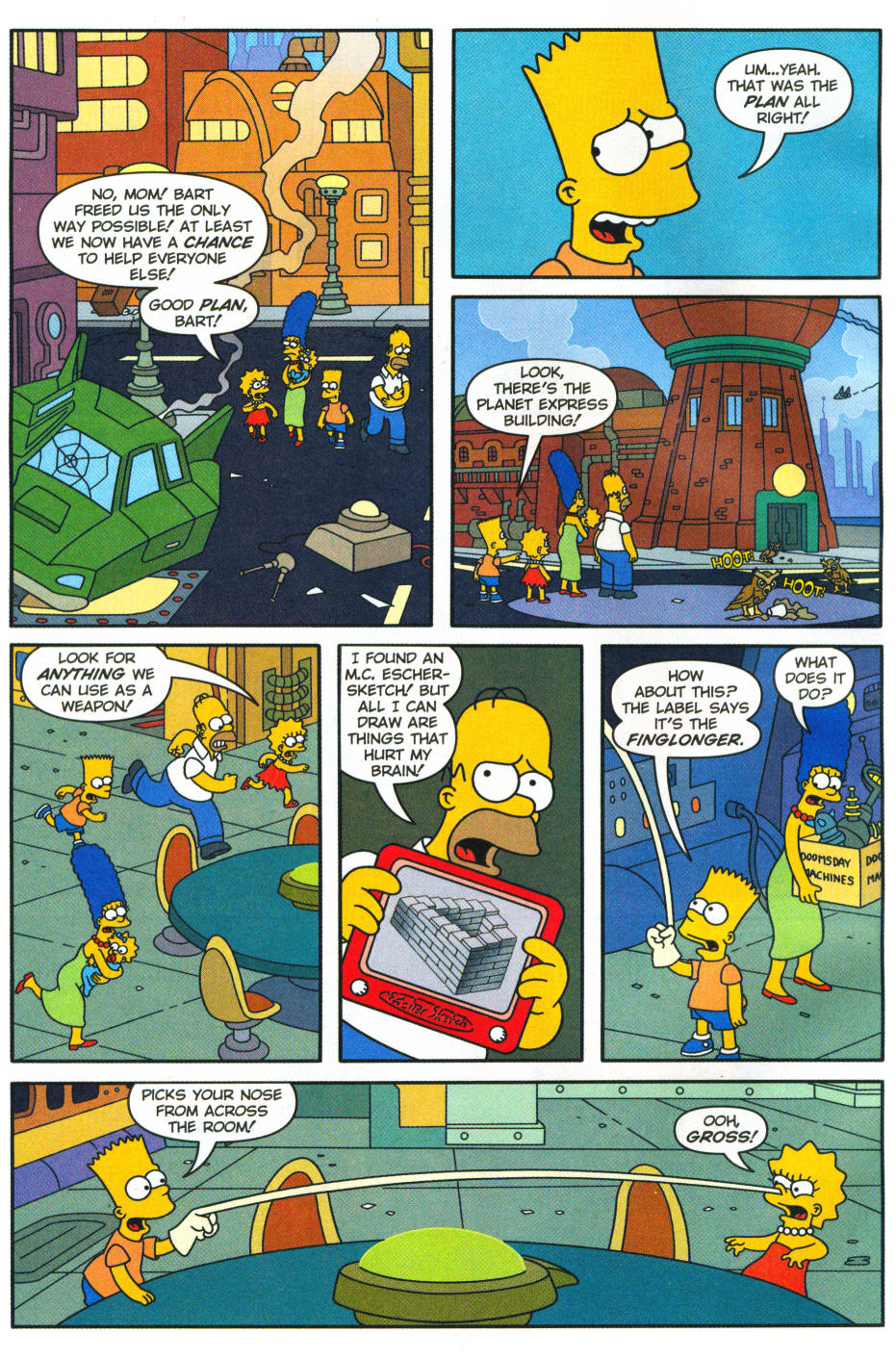 Read online The Simpsons/Futurama Crossover Crisis II comic -  Issue #2 - 17
