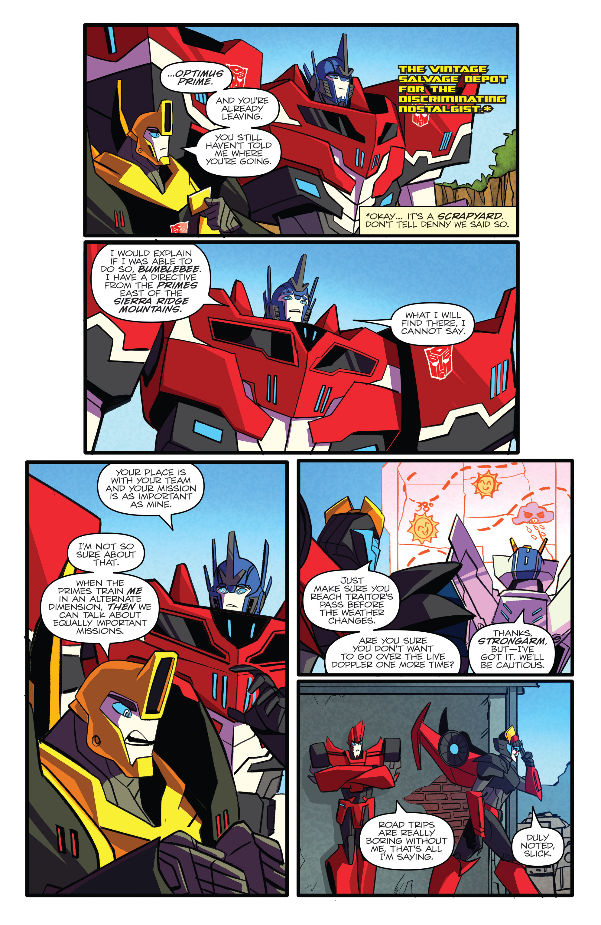 Read online Transformers: Robots In Disguise (2015) comic -  Issue #5 - 6