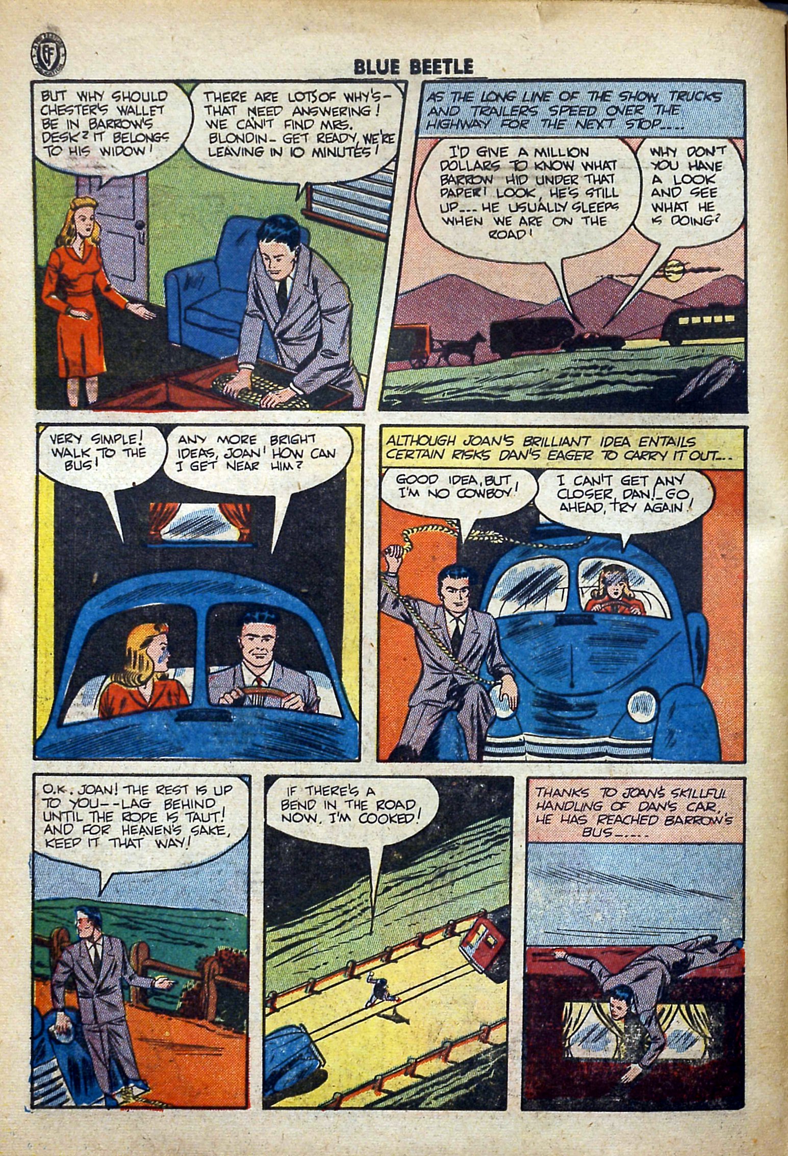 Read online The Blue Beetle comic -  Issue #37 - 17