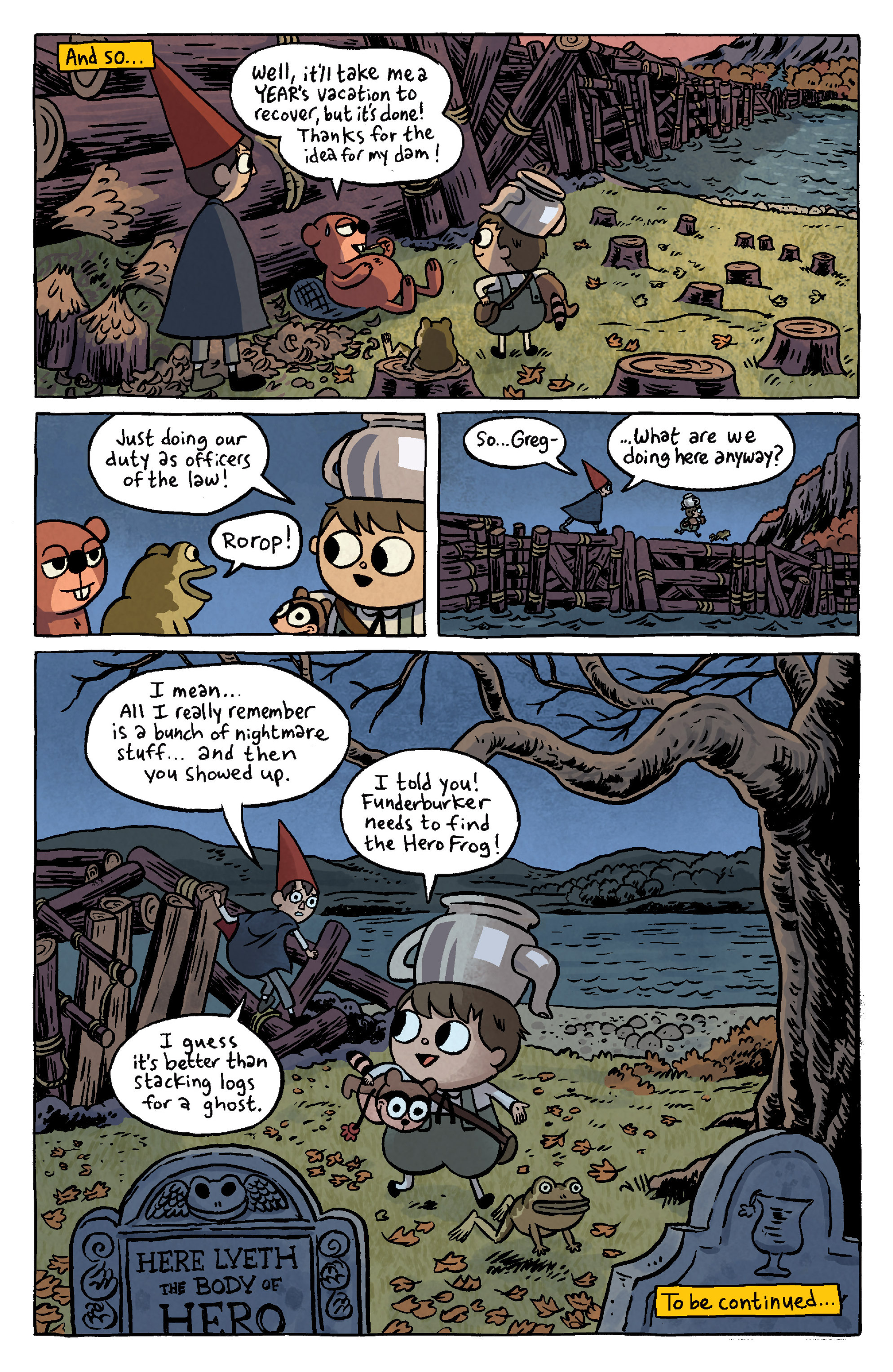 Read online Over the Garden Wall (2016) comic -  Issue #4 - 13