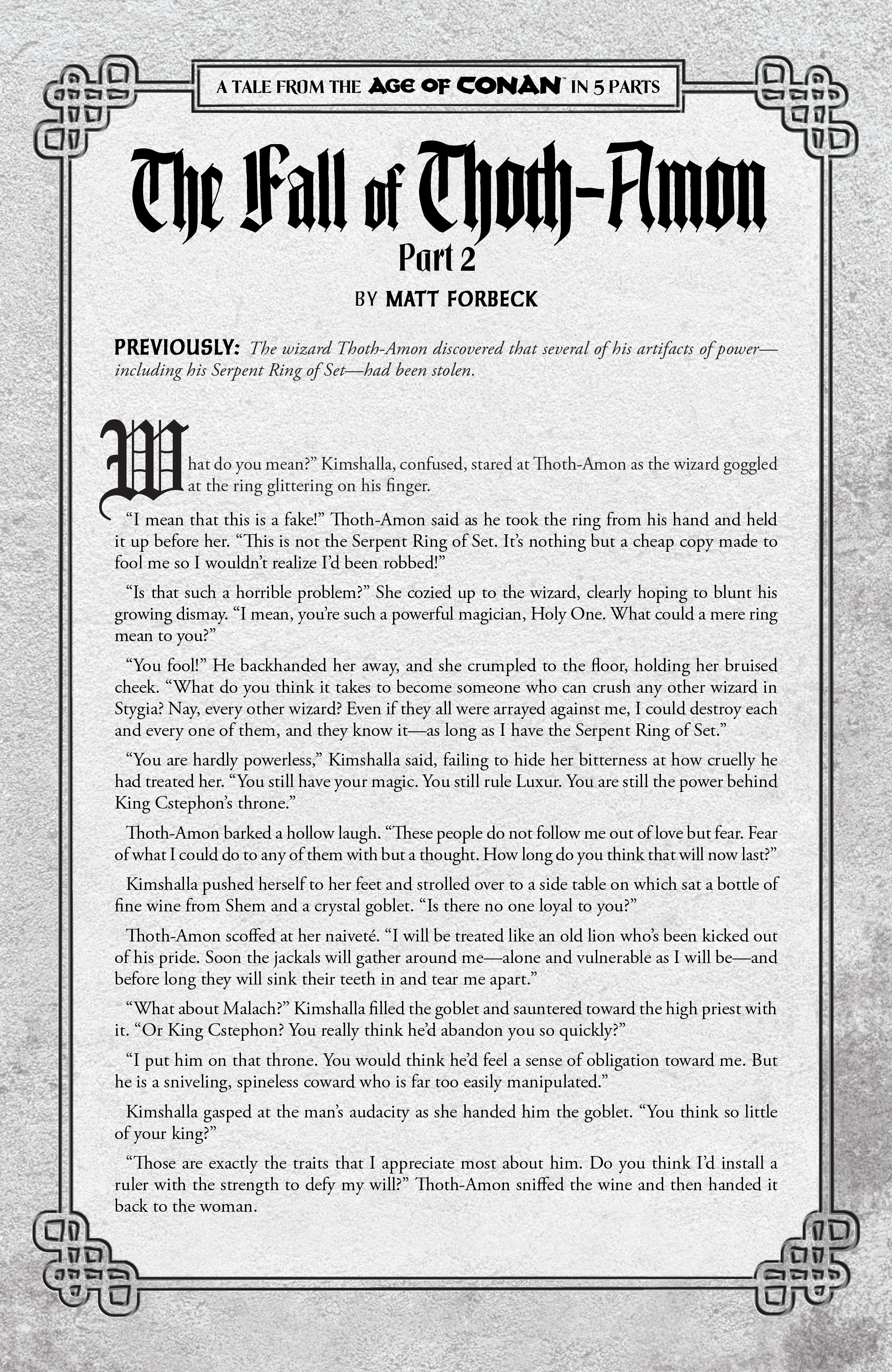 Read online Age of Conan: Valeria comic -  Issue #2 - 22
