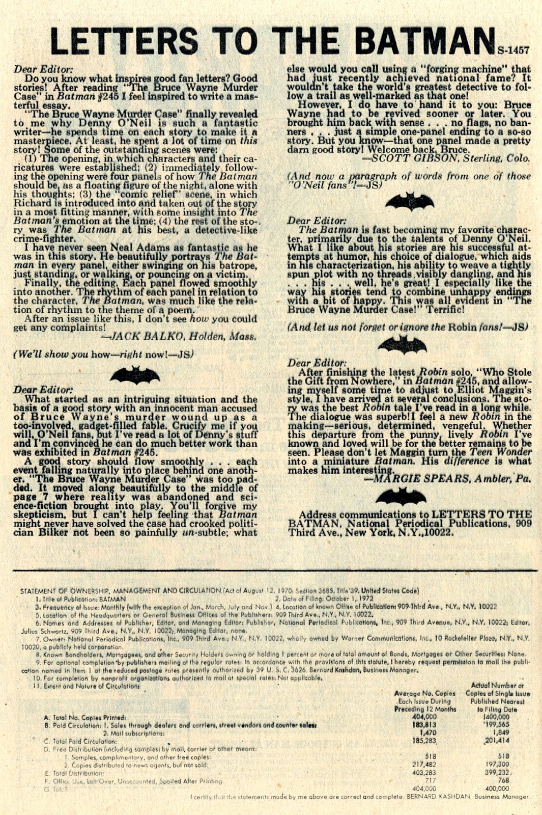 Batman (1940) issue 248 - Page 20