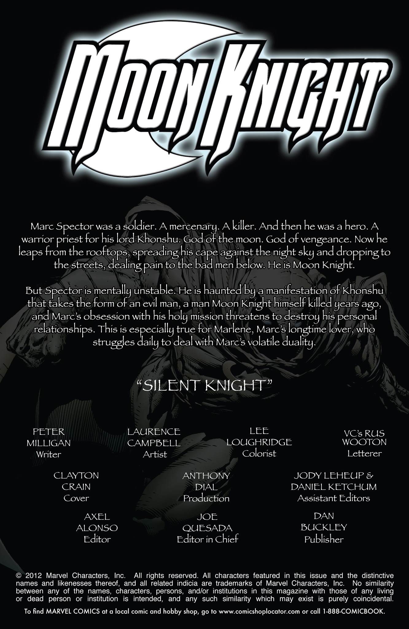 Read online Moon Knight: Silent Knight comic -  Issue # Full - 2