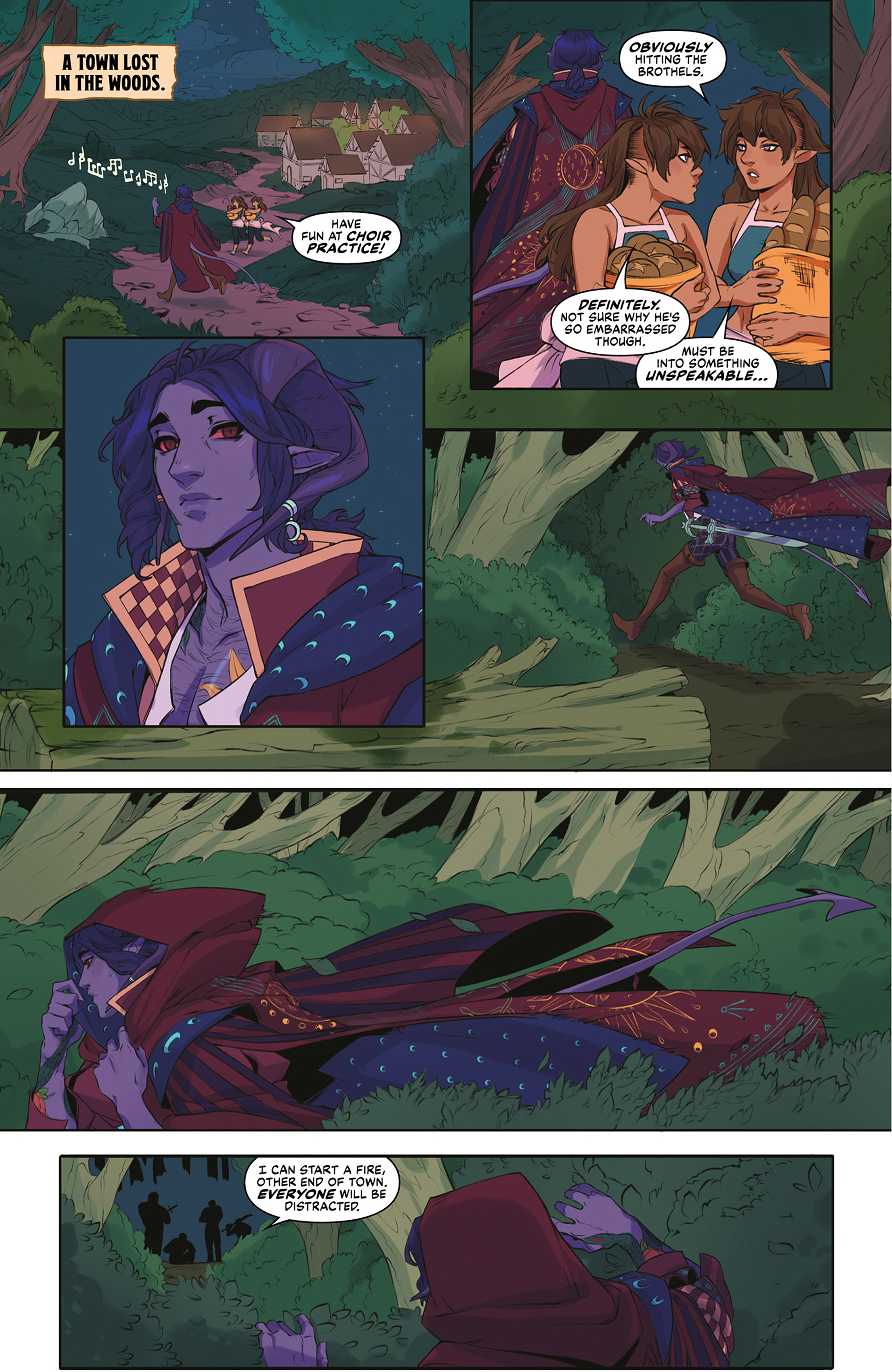 Read online Critical Role: The Mighty Nein Origins - Mollymauk Tealeaf comic -  Issue # Full - 40