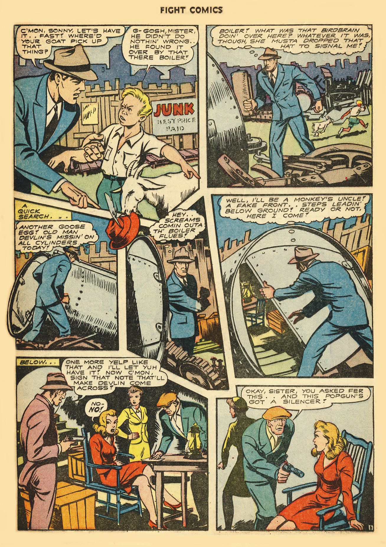 Read online Fight Comics comic -  Issue #31 - 28