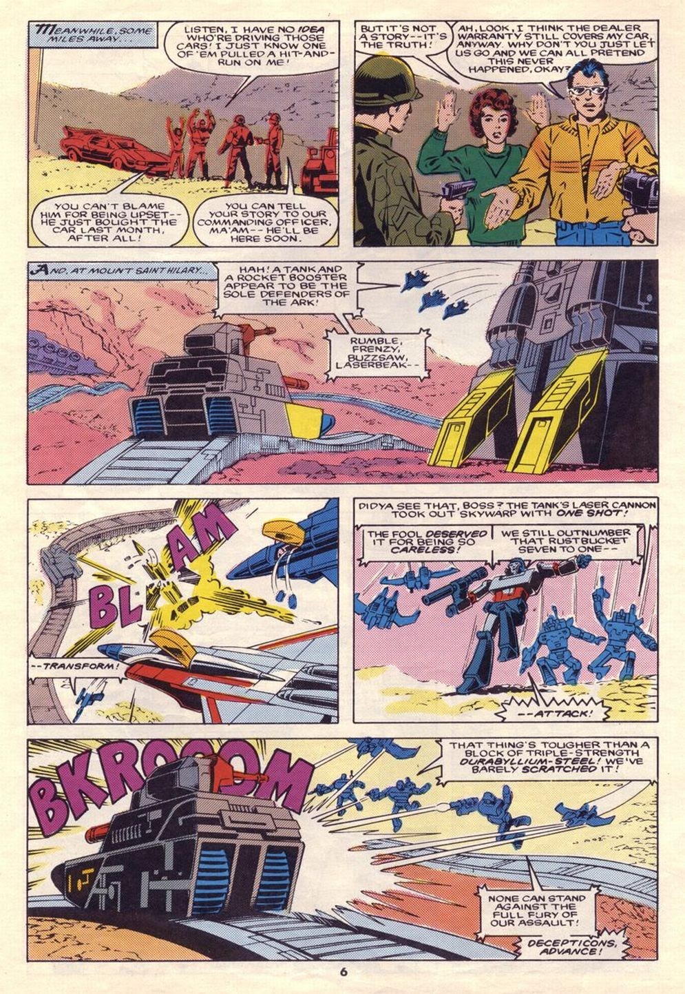 Read online The Transformers (UK) comic -  Issue #71 - 5