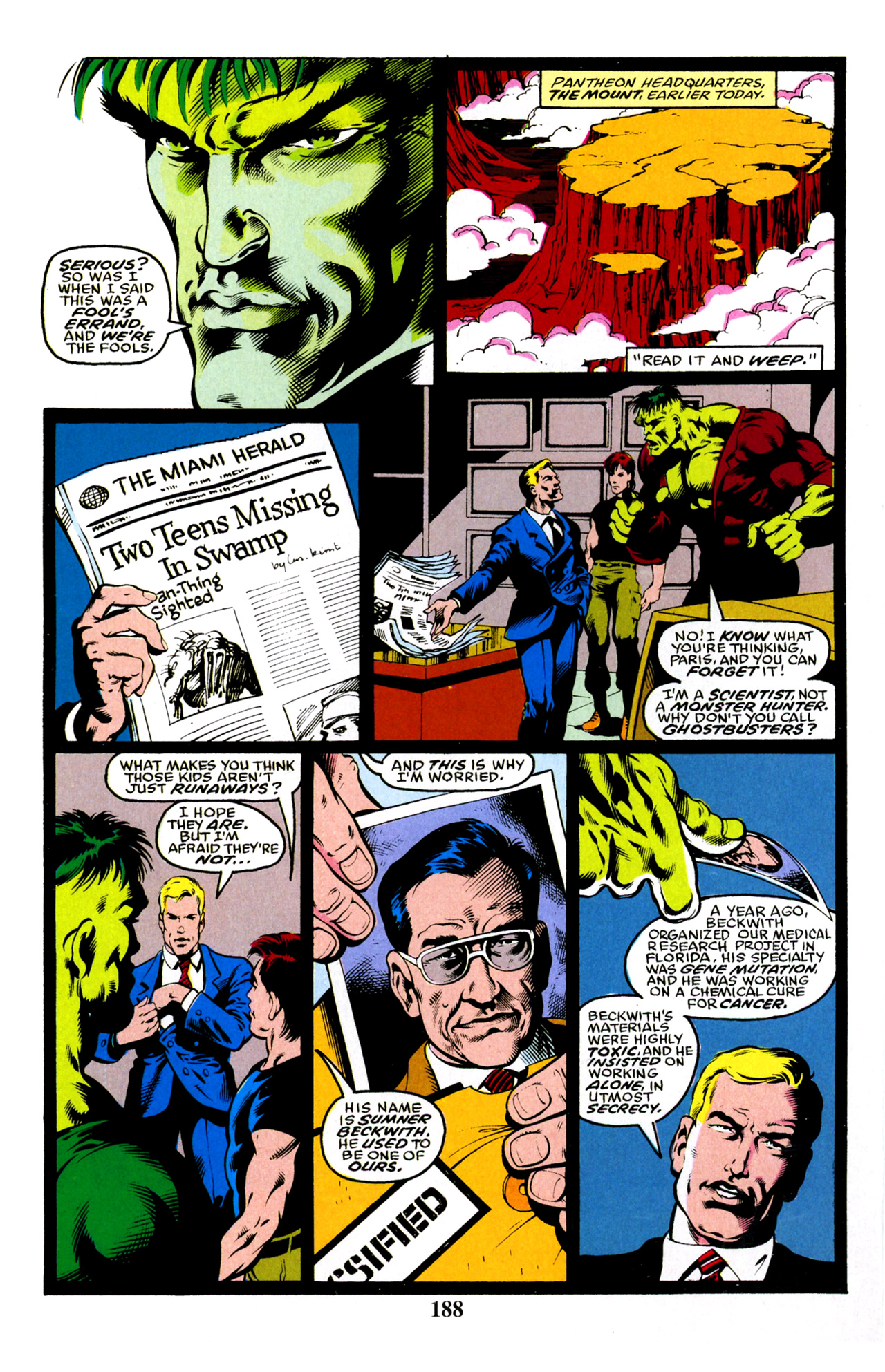 Read online Hulk Visionaries: Peter David comic -  Issue # TPB 7 - 187