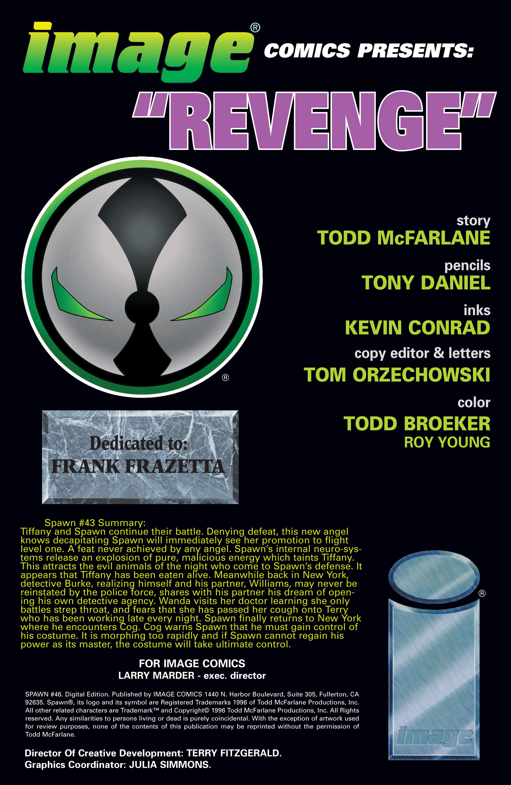 Read online Spawn comic -  Issue #46 - 2