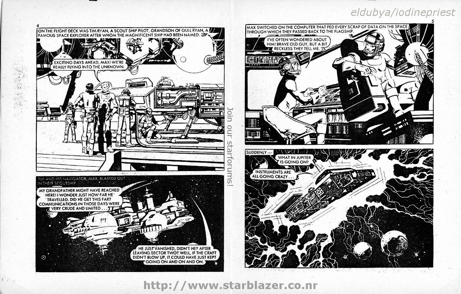 Read online Starblazer comic -  Issue #124 - 4