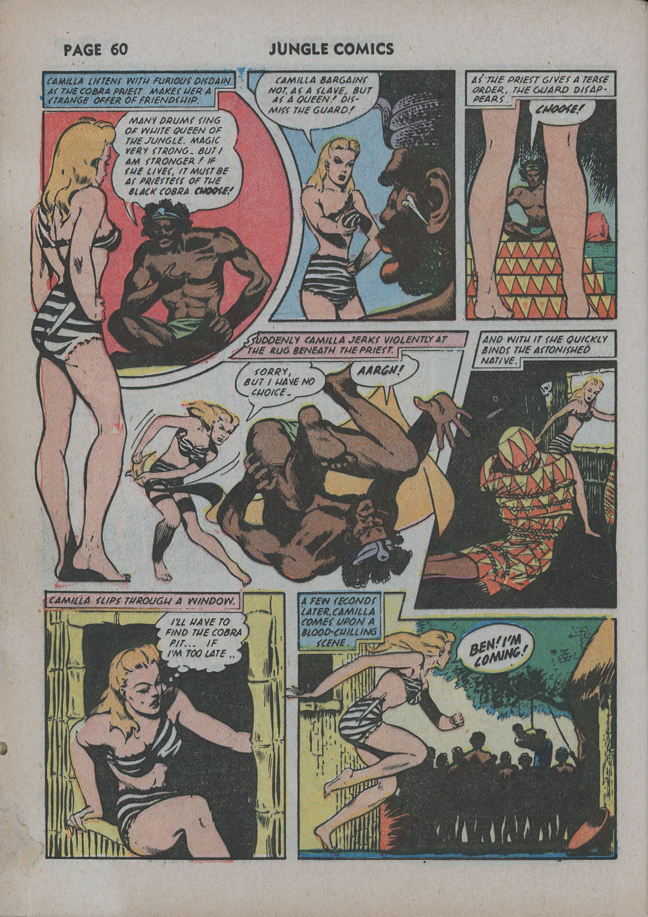 Read online Jungle Comics comic -  Issue #31 - 63