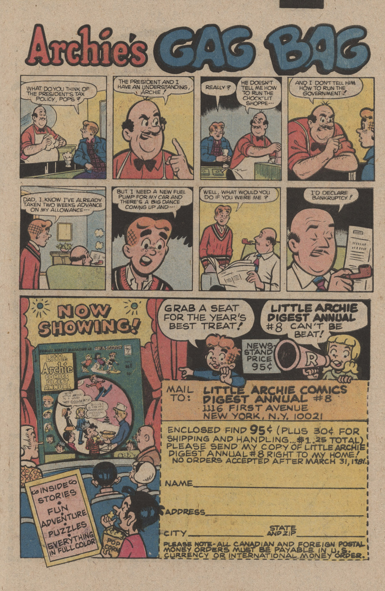 Read online Archie's Joke Book Magazine comic -  Issue #275 - 33