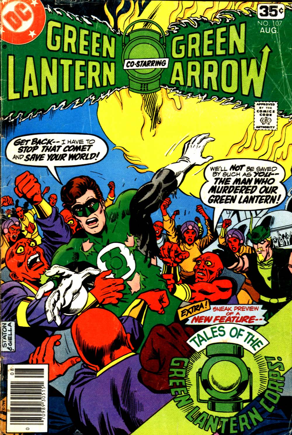 Read online Green Lantern (1960) comic -  Issue #107 - 1