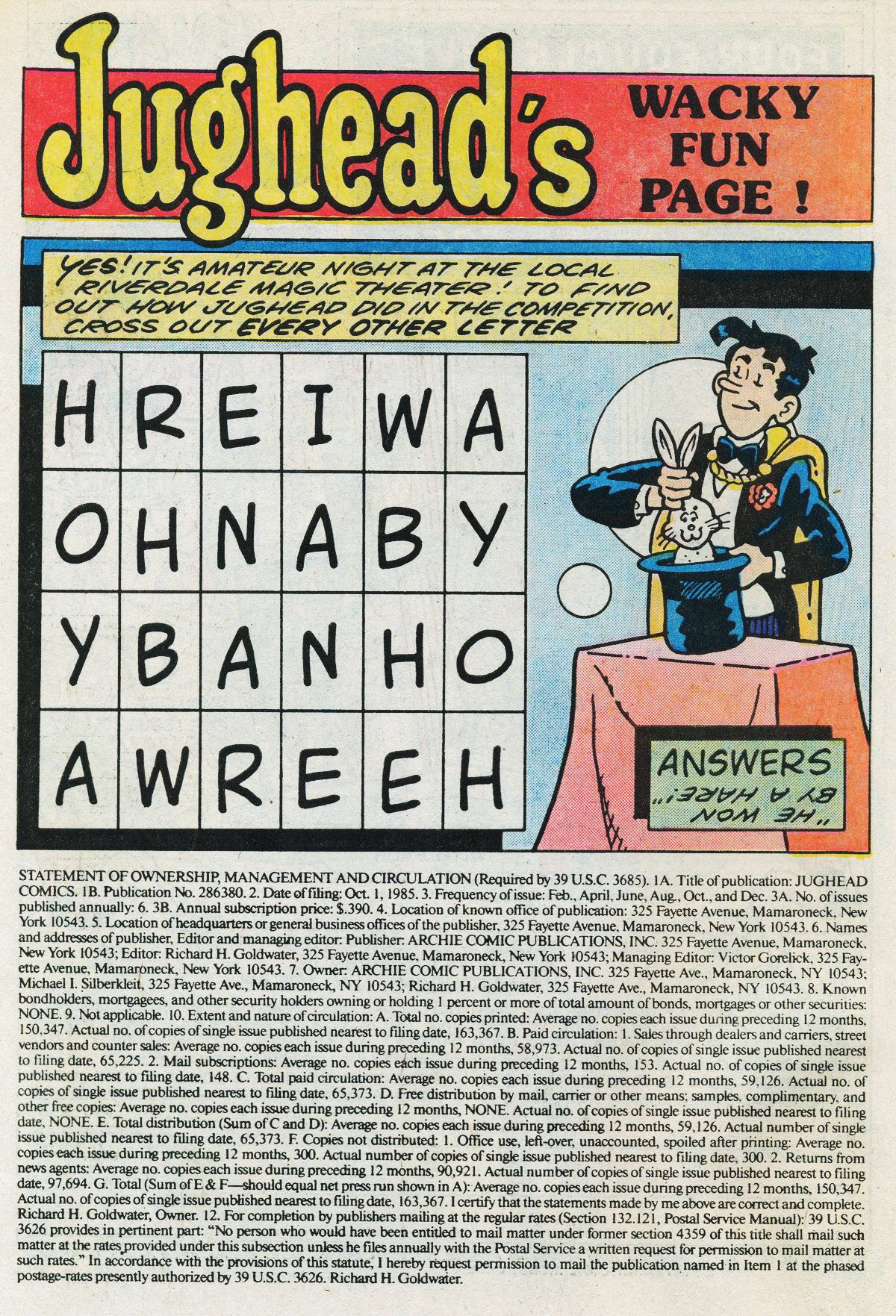 Read online Jughead (1965) comic -  Issue #345 - 10