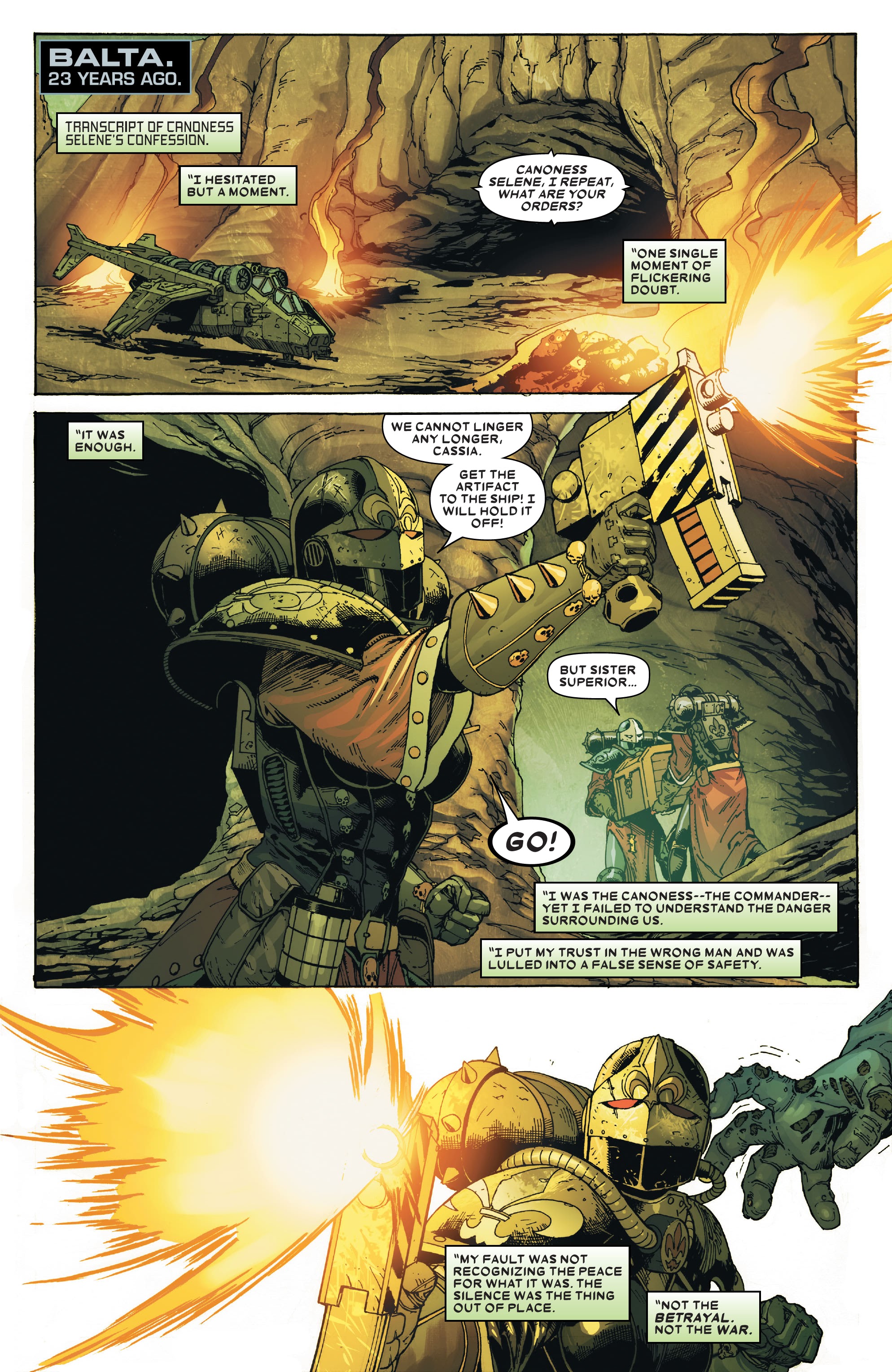 Read online Warhammer 40,000: Sisters Of Battle comic -  Issue #3 - 2