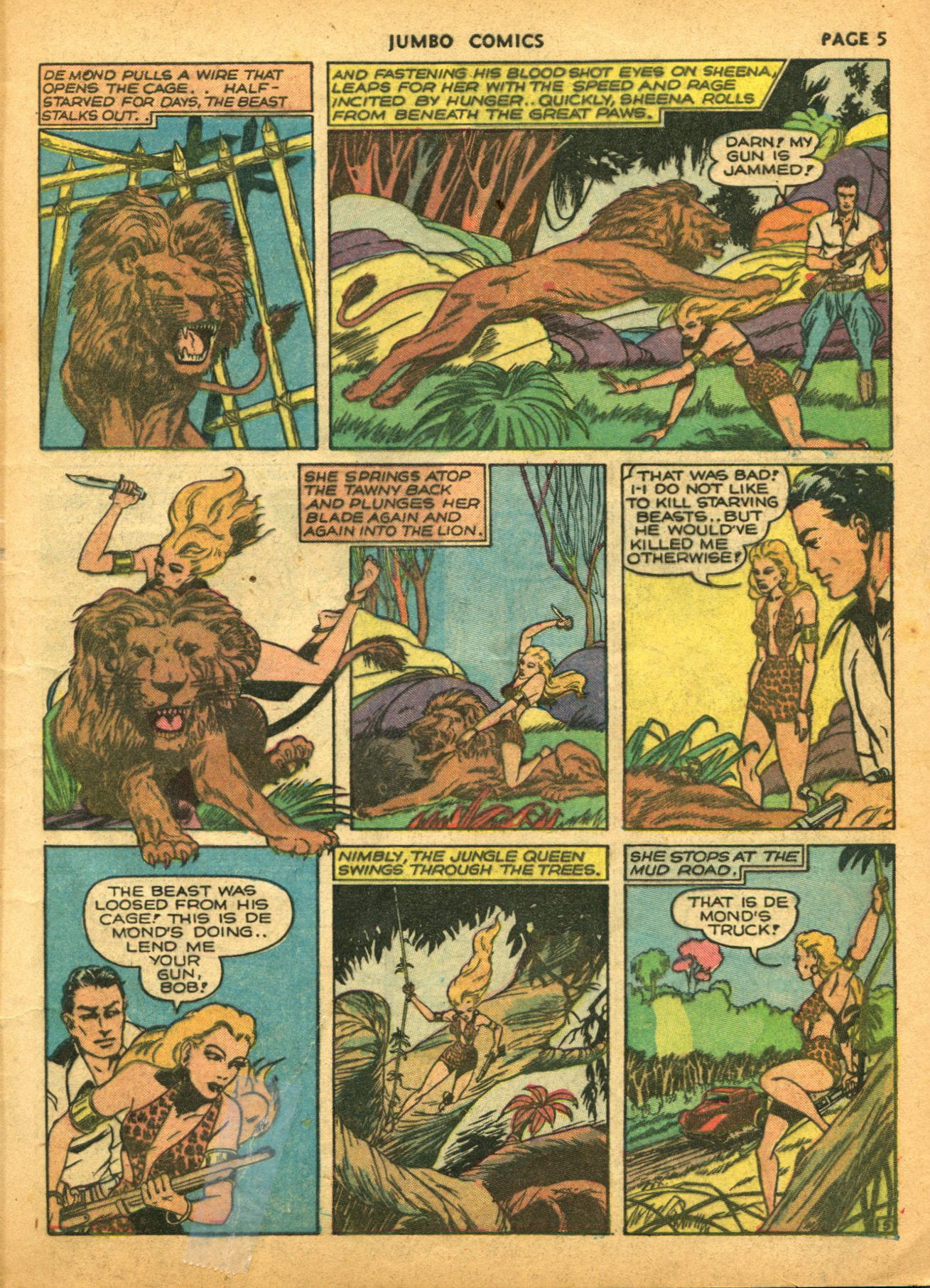 Read online Jumbo Comics comic -  Issue #30 - 7