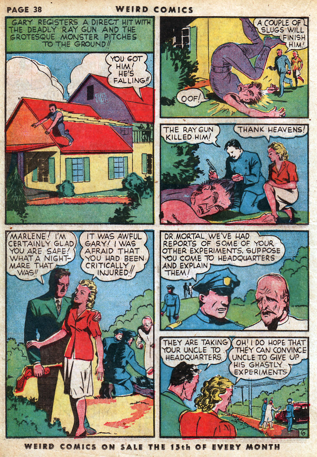 Read online Weird Comics comic -  Issue #3 - 40