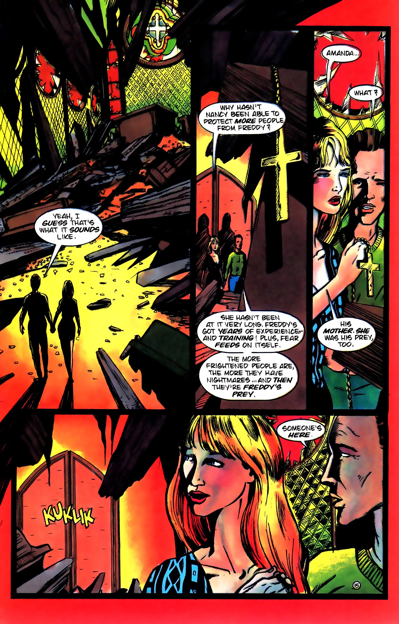 Read online Nightmares On Elm Street comic -  Issue #5 - 16