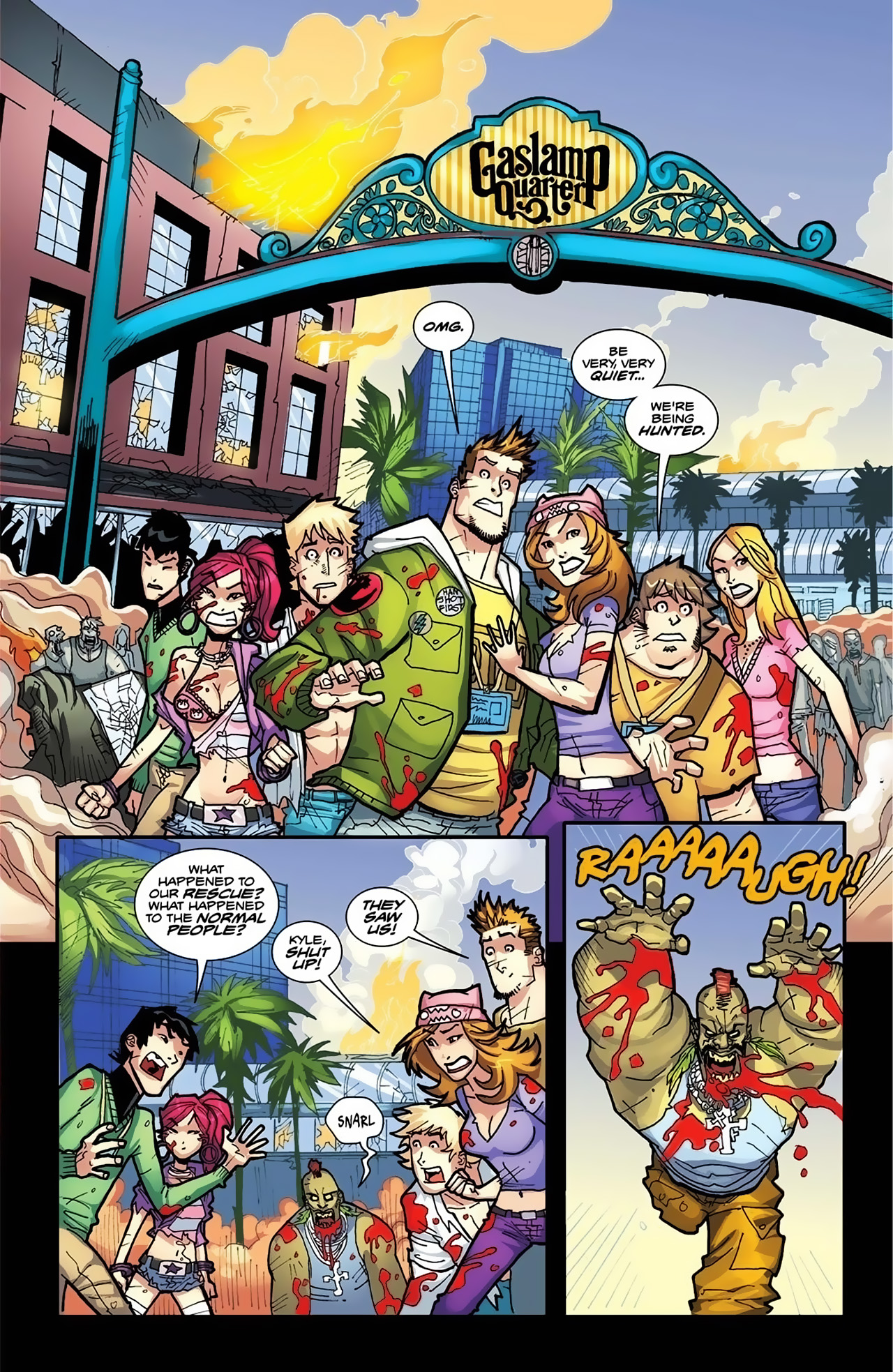 Read online Fanboys vs. Zombies comic -  Issue #5 - 6