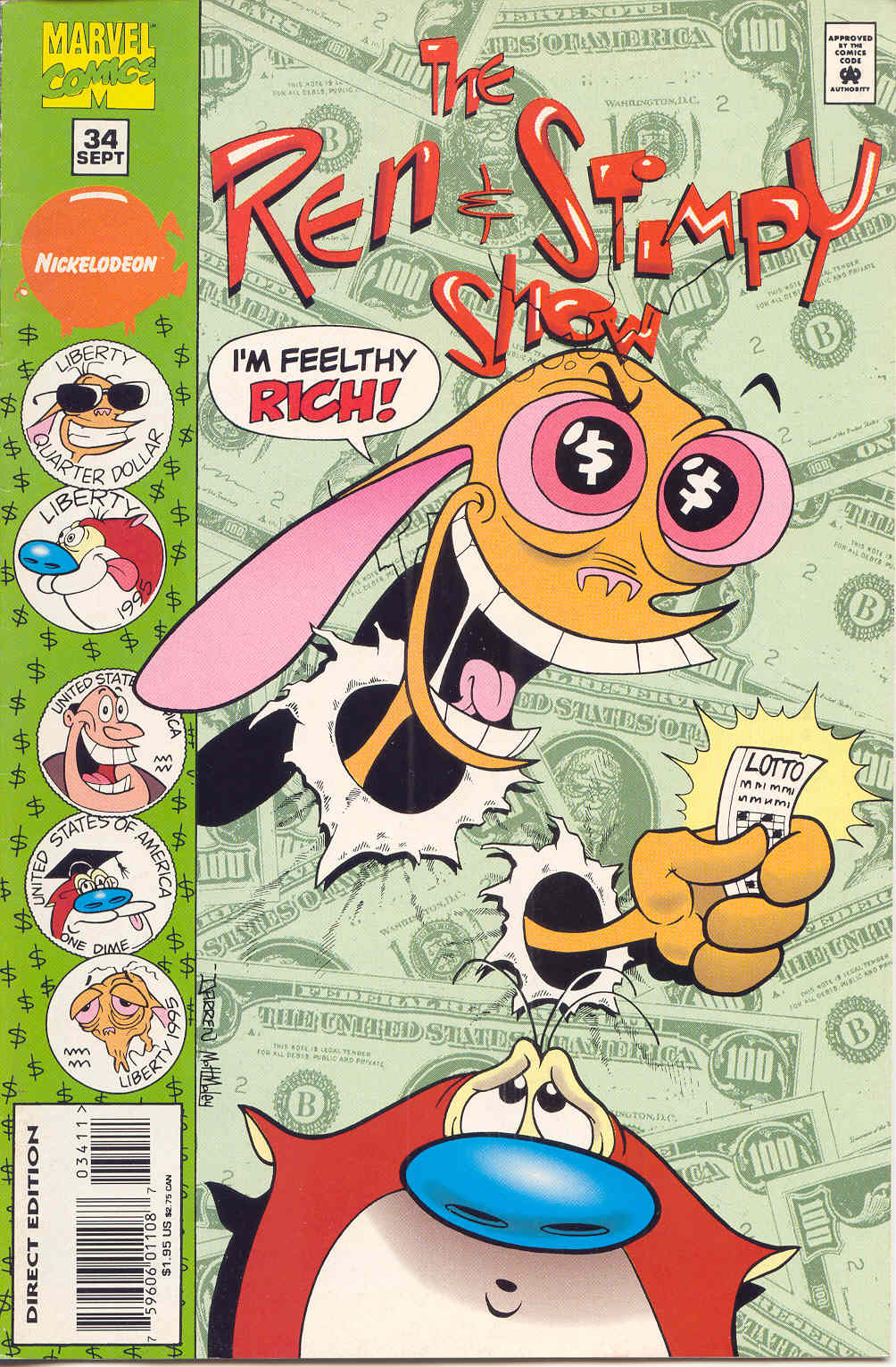 Read online The Ren & Stimpy Show comic -  Issue #34 - 1