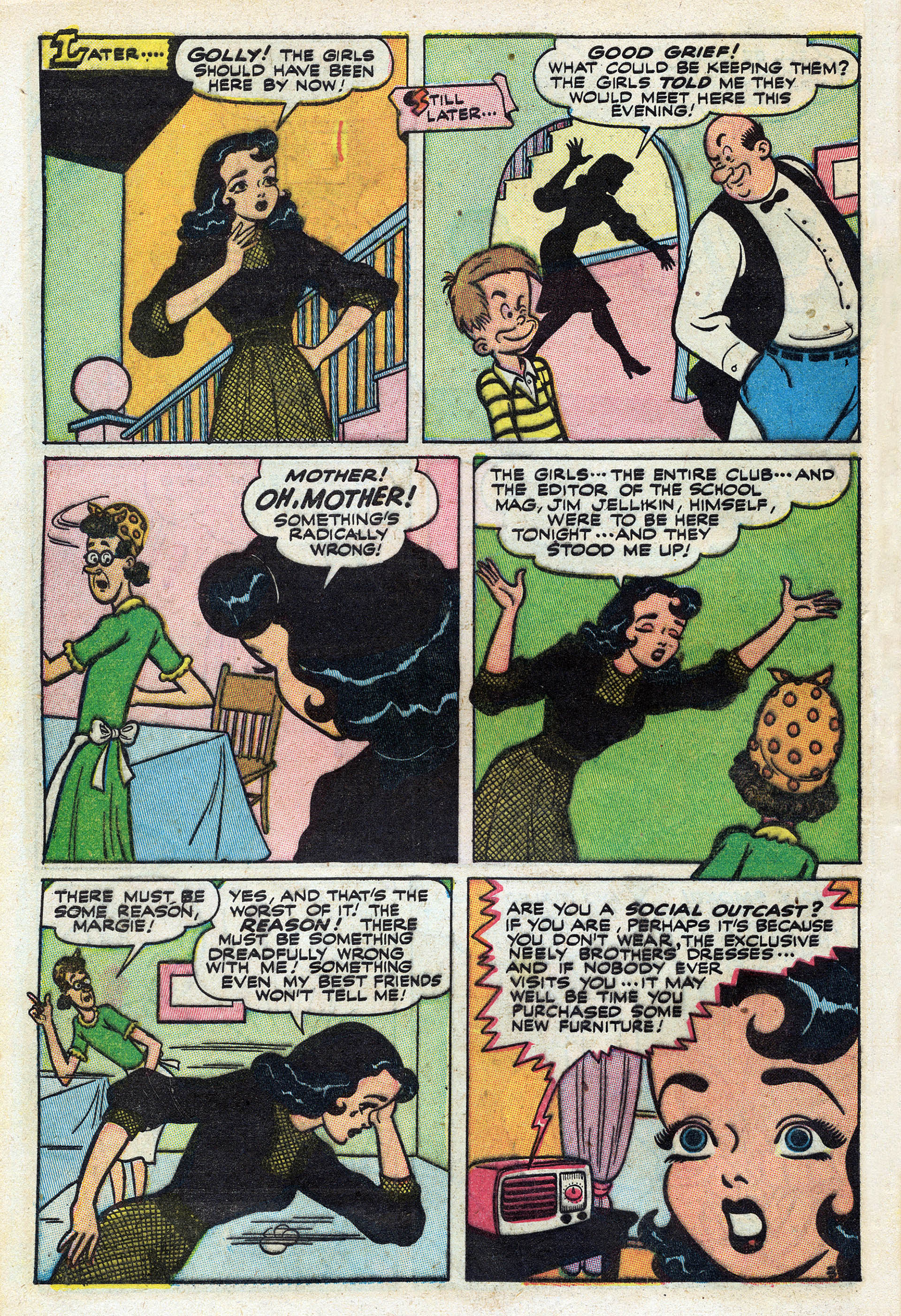 Read online Margie Comics comic -  Issue #36 - 44