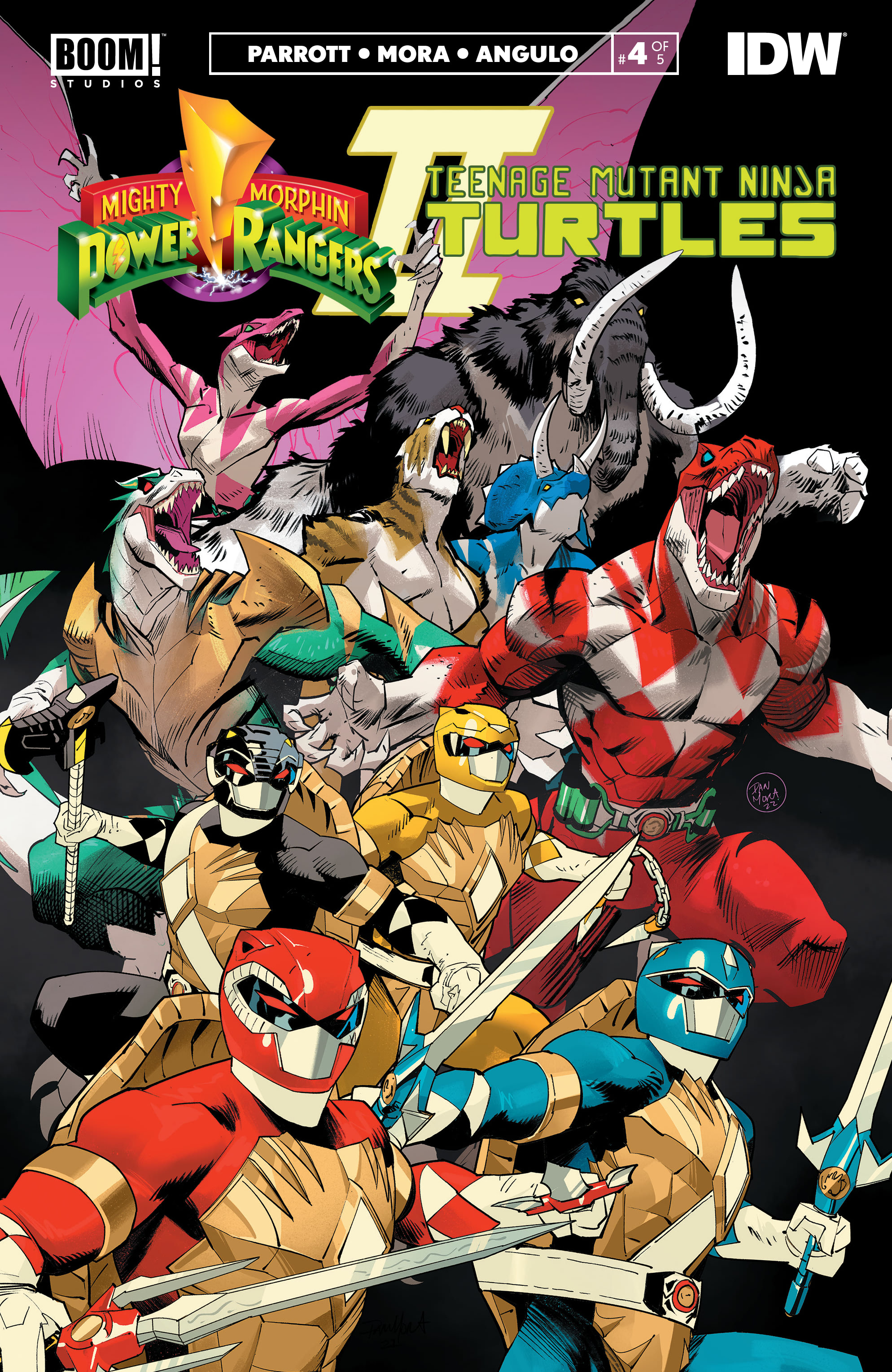 Read online Mighty Morphin Power Rangers/ Teenage Mutant Ninja Turtles II comic -  Issue #4 - 1