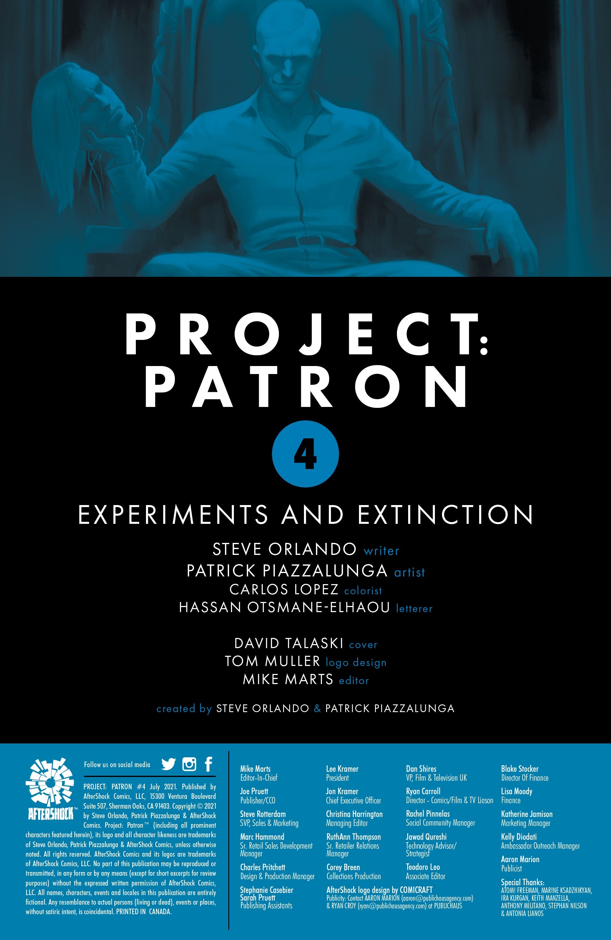 Read online Project Patron comic -  Issue #4 - 2