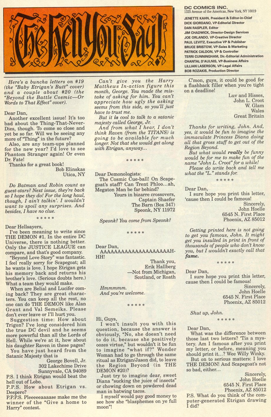 Read online The Demon (1990) comic -  Issue #23 - 26