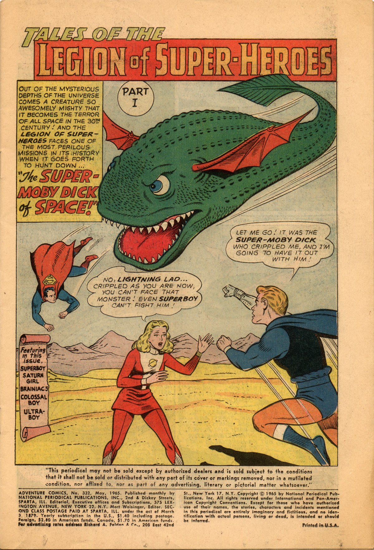 Read online Adventure Comics (1938) comic -  Issue #332 - 3